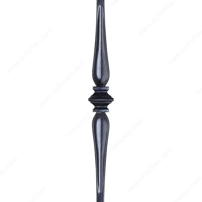 Barreau massif carré - Gouttes simple collier