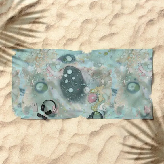 Bath Towel 'Organic in Blue'