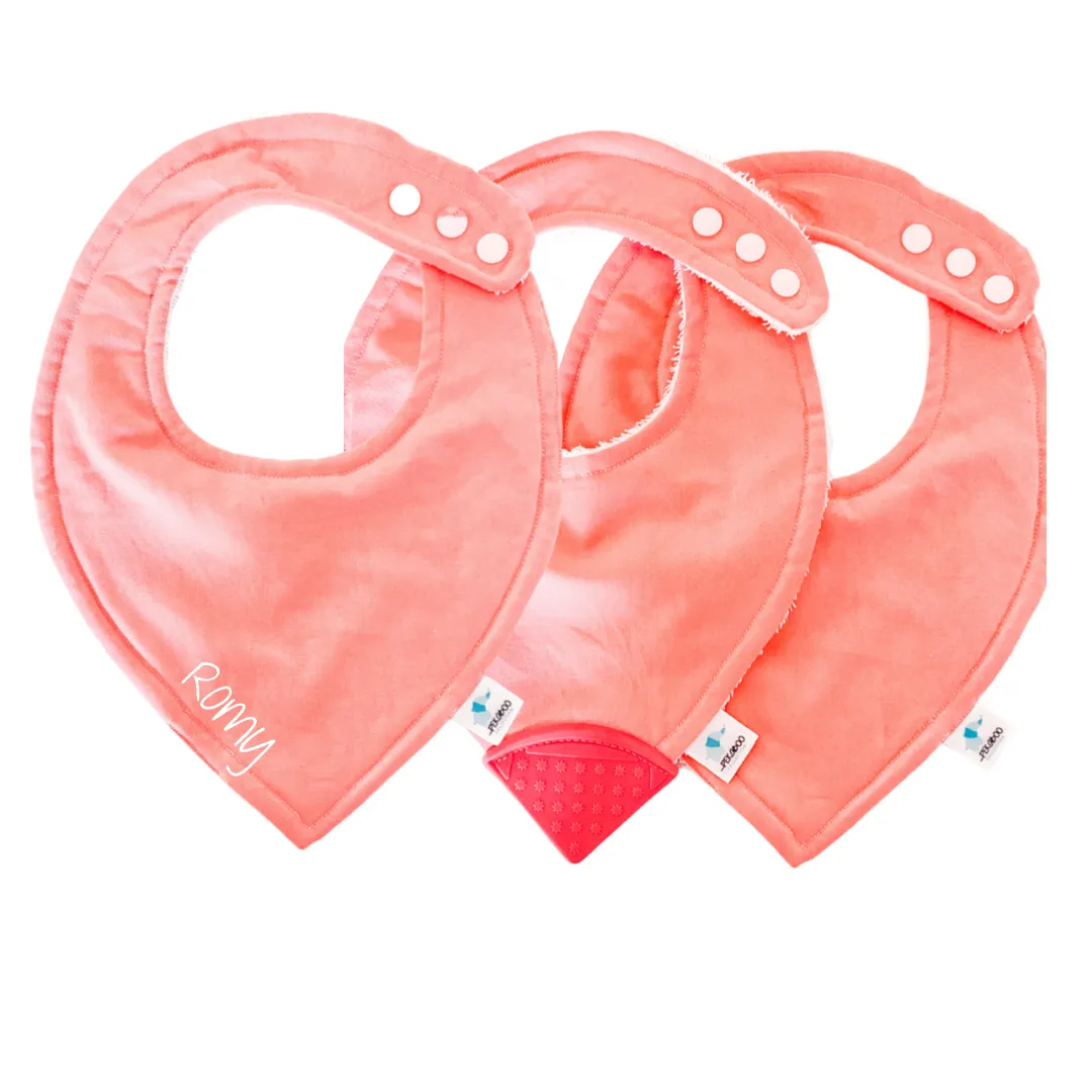Bavoir - Rose pastel