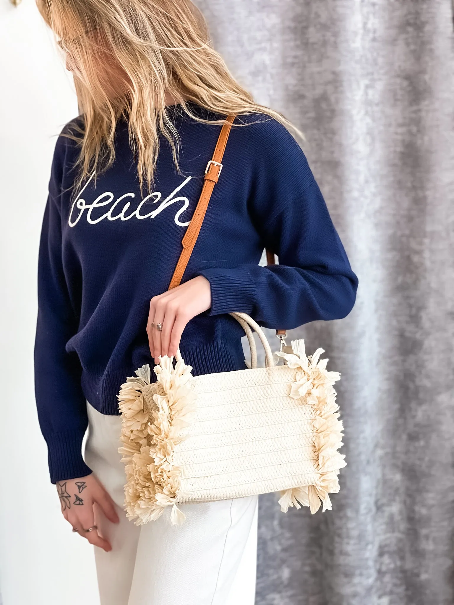 Beach Boyfriend Sweater - Eclipse