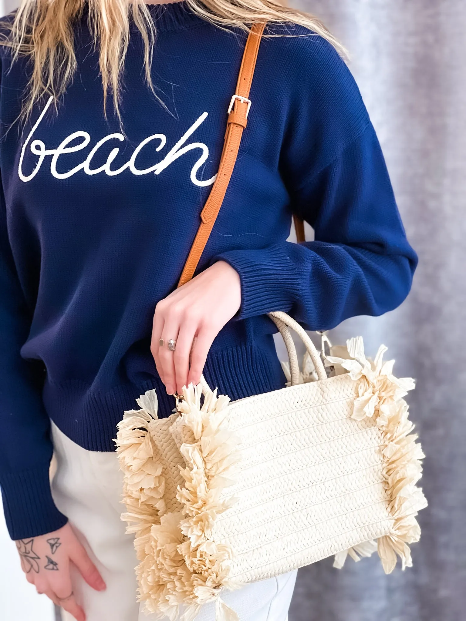 Beach Boyfriend Sweater - Eclipse