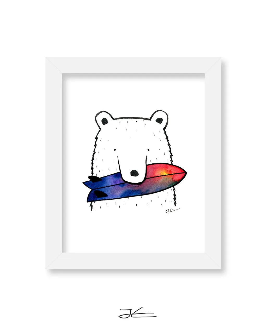 Bear Snack - Print/ Framed Print