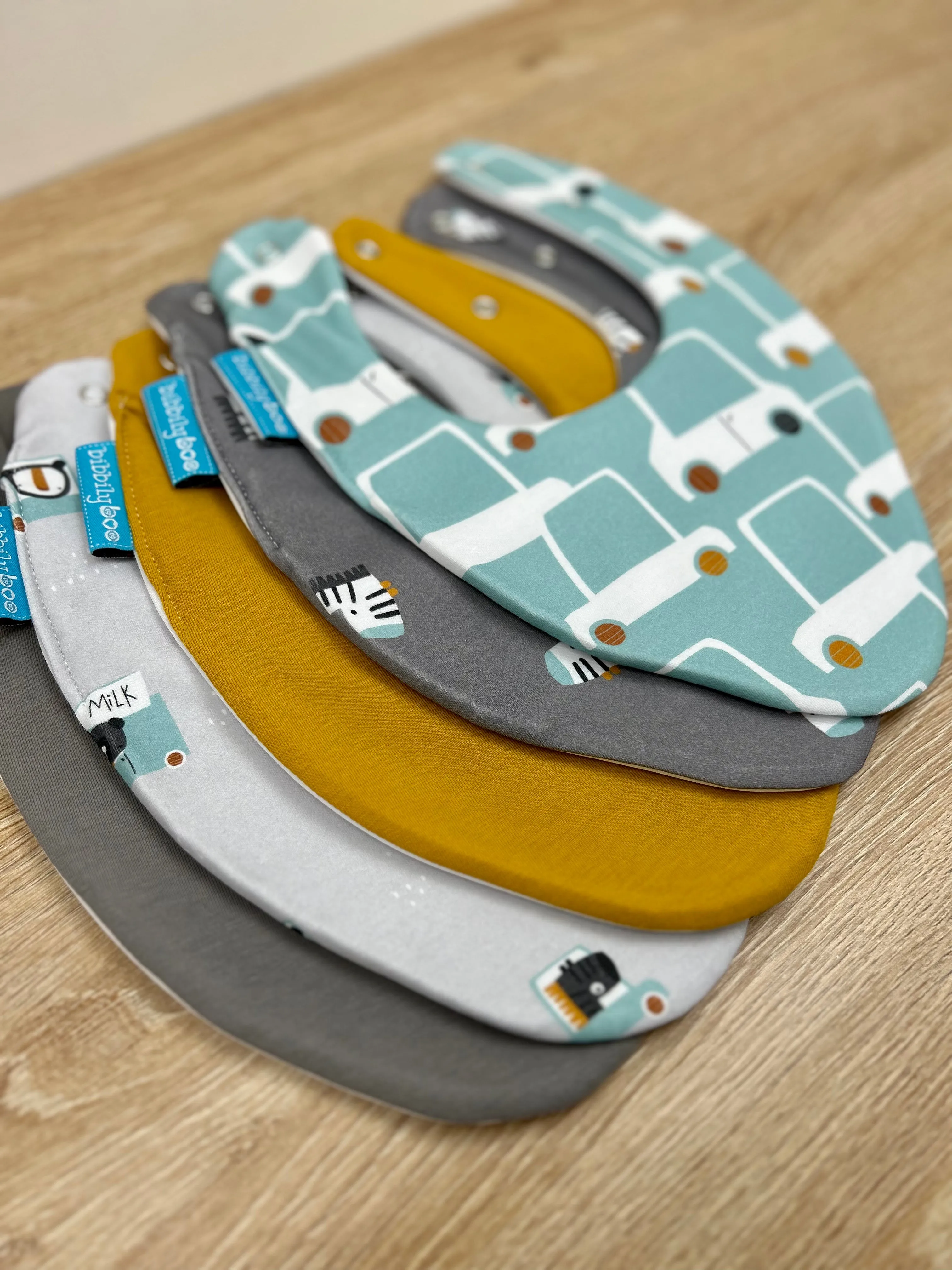 Beep Beep Car Waterproof Dribble Bib