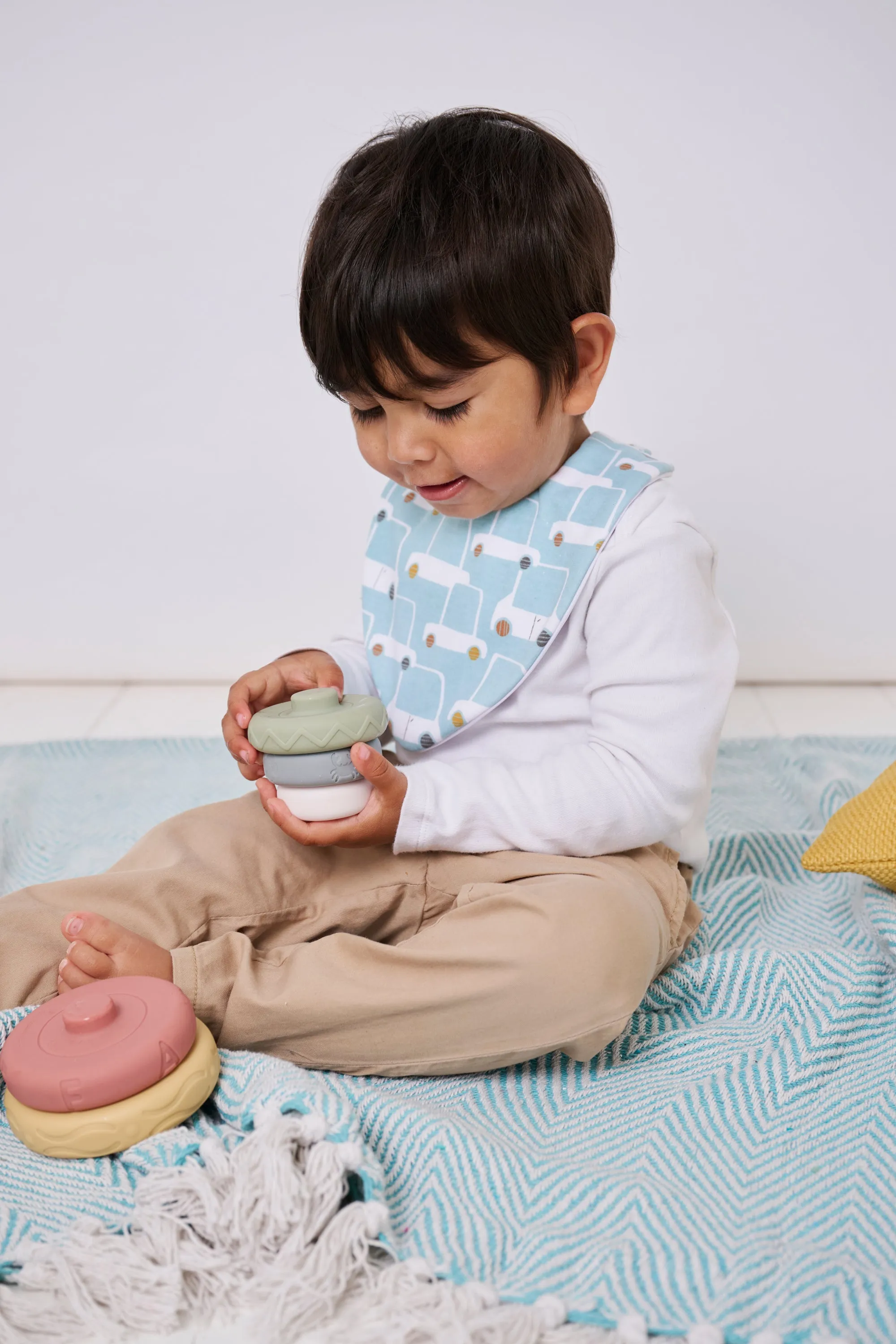 Beep Beep Car Waterproof Dribble Bib