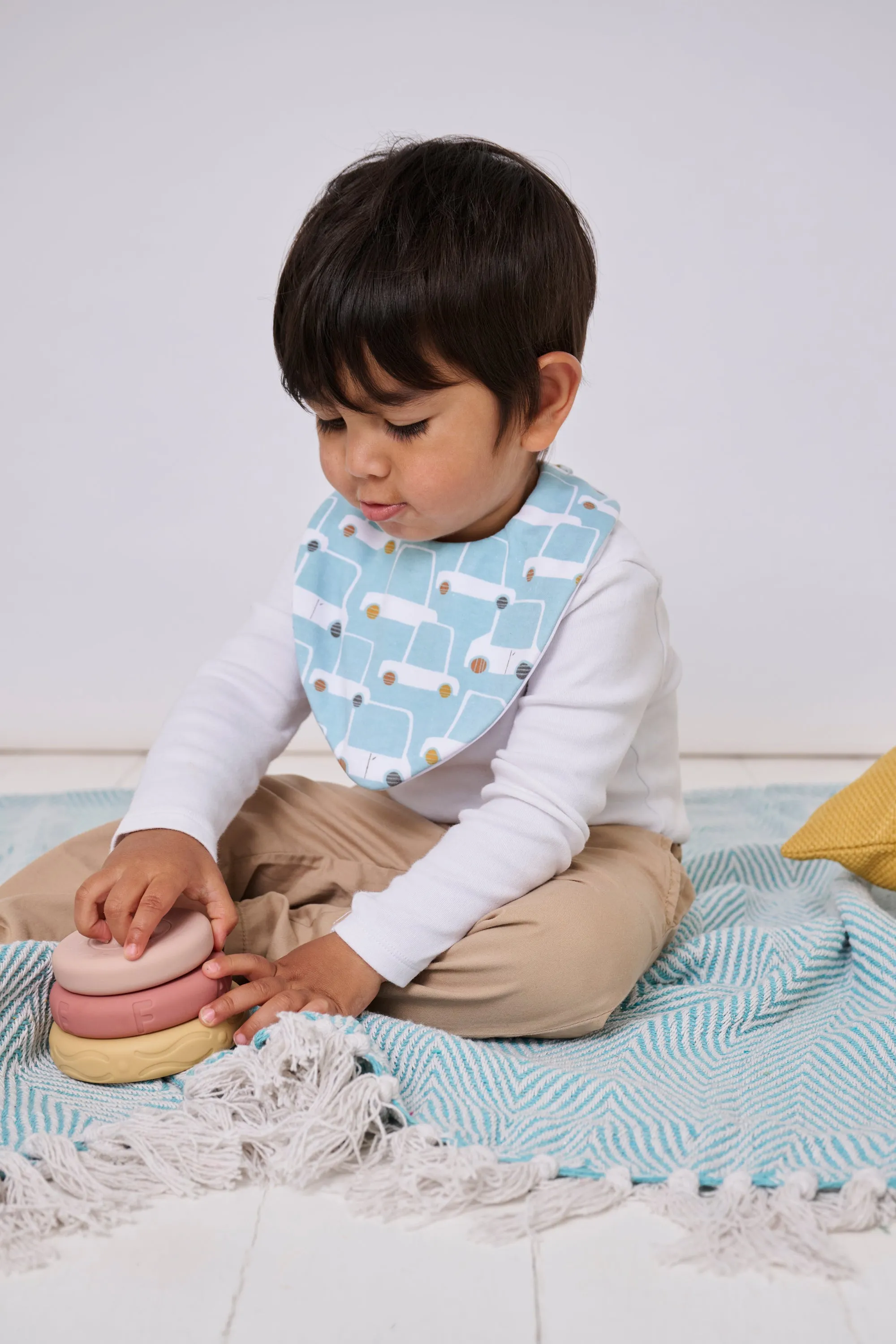 Beep Beep Car Waterproof Dribble Bib
