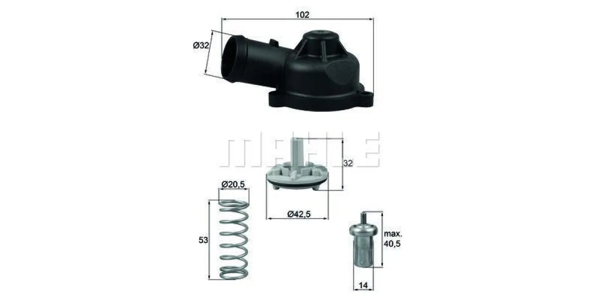 Behr-Mahle Thermostat 83 Deg (Ti24483D)