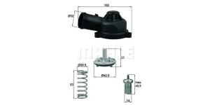 Behr-Mahle Thermostat 83 Deg (Ti24483D)