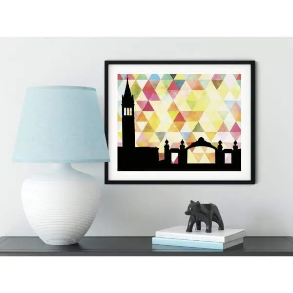 Berkeley, California geometric skyline