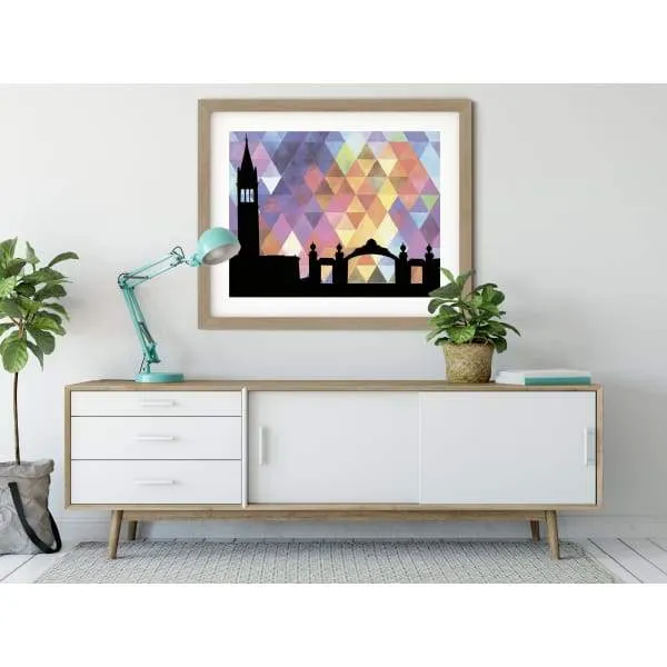 Berkeley, California geometric skyline