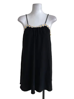 Black Floral Flowy Dress
