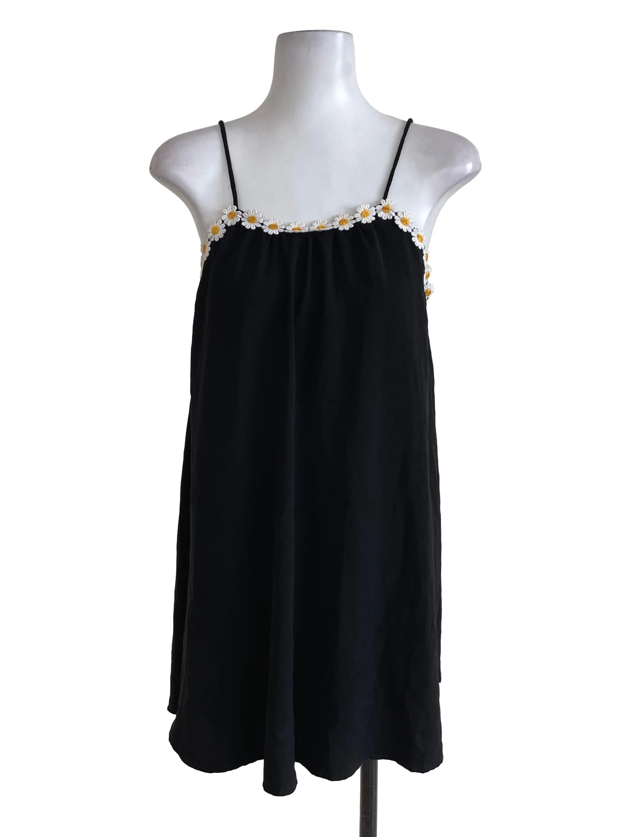 Black Floral Flowy Dress