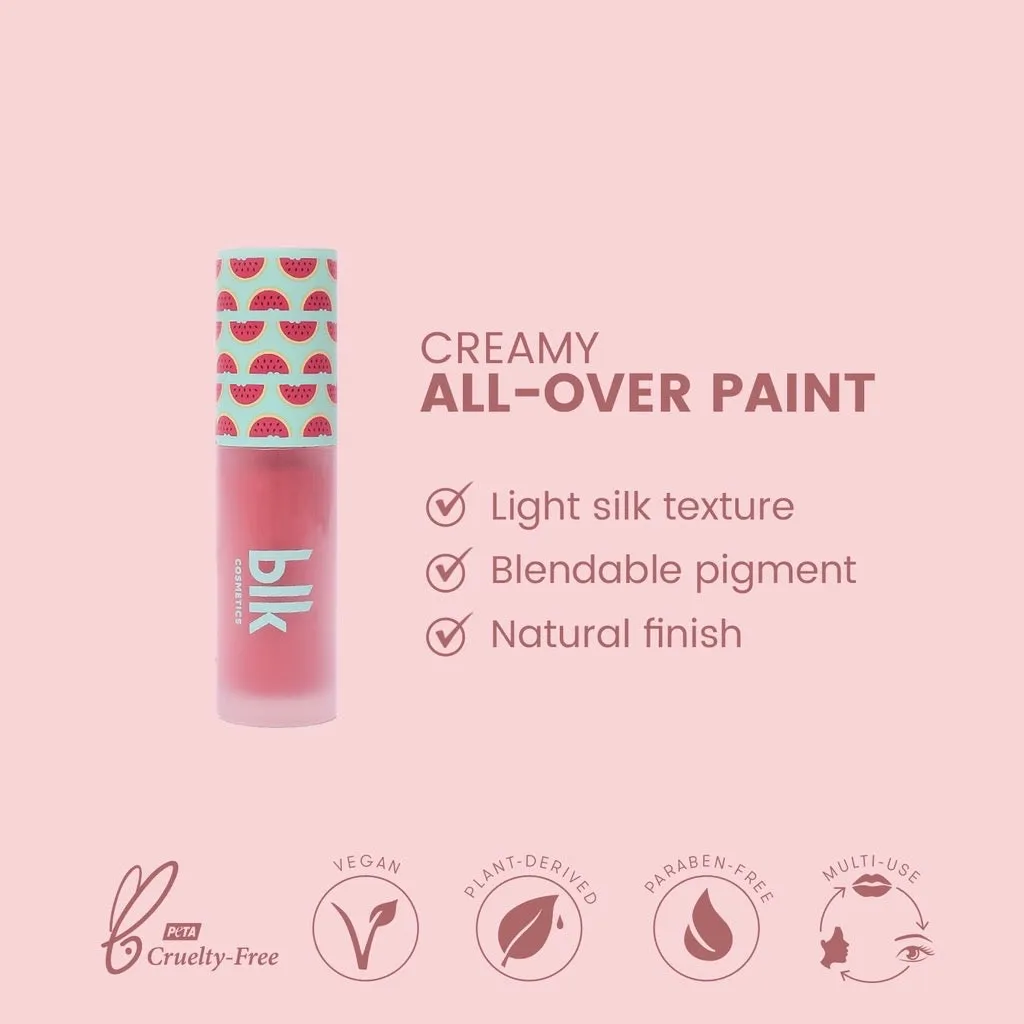 blk cosmetics Fresh Creamy All-Over Paint in Wondermelon