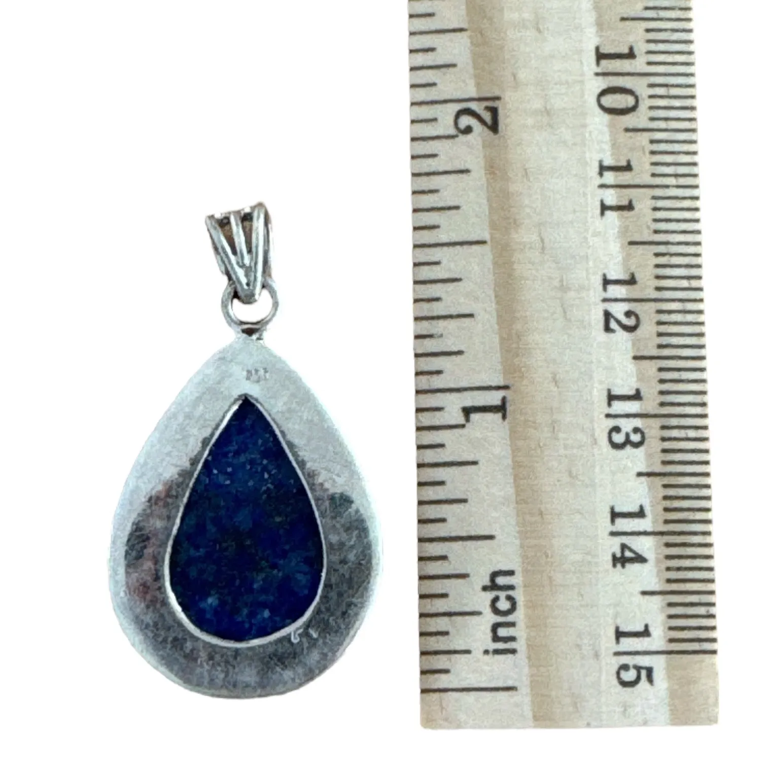 Blue Lapis Solid 925 Sterling Silver Pendant