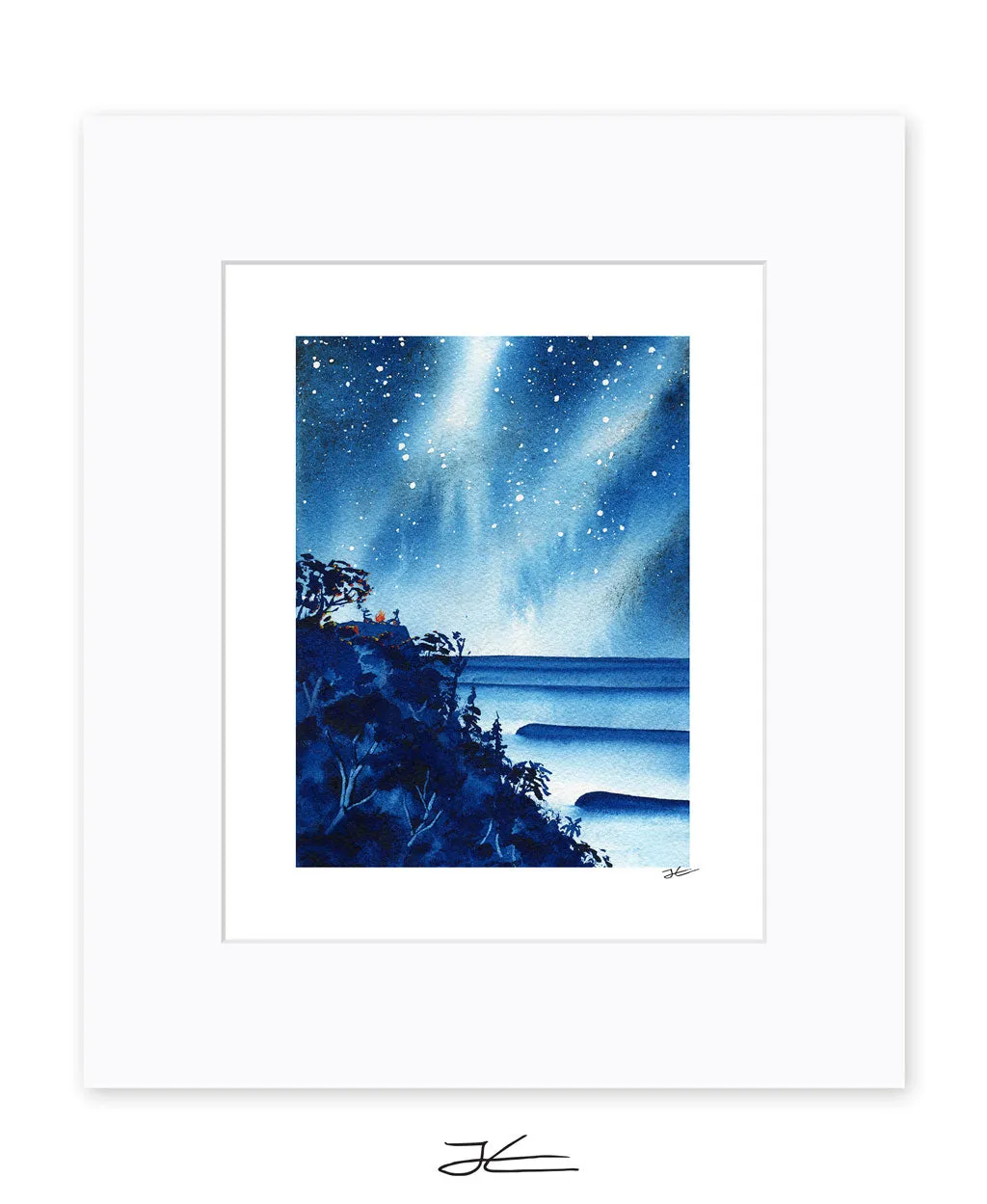 Blue Lineup - Print/ Framed Print