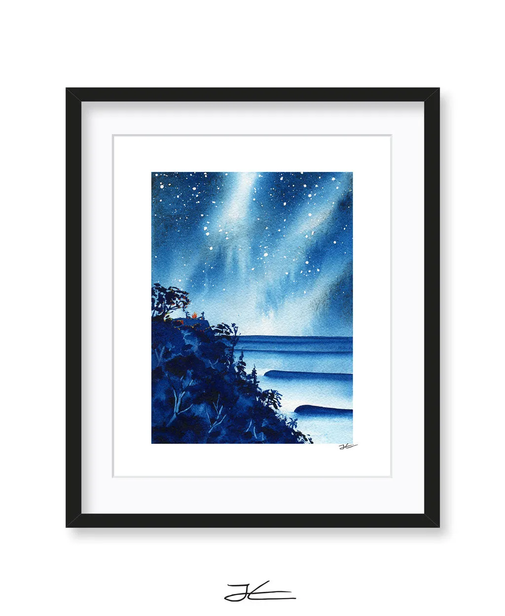 Blue Lineup - Print/ Framed Print