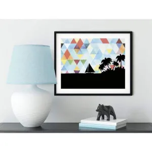 Bonaire geometric skyline