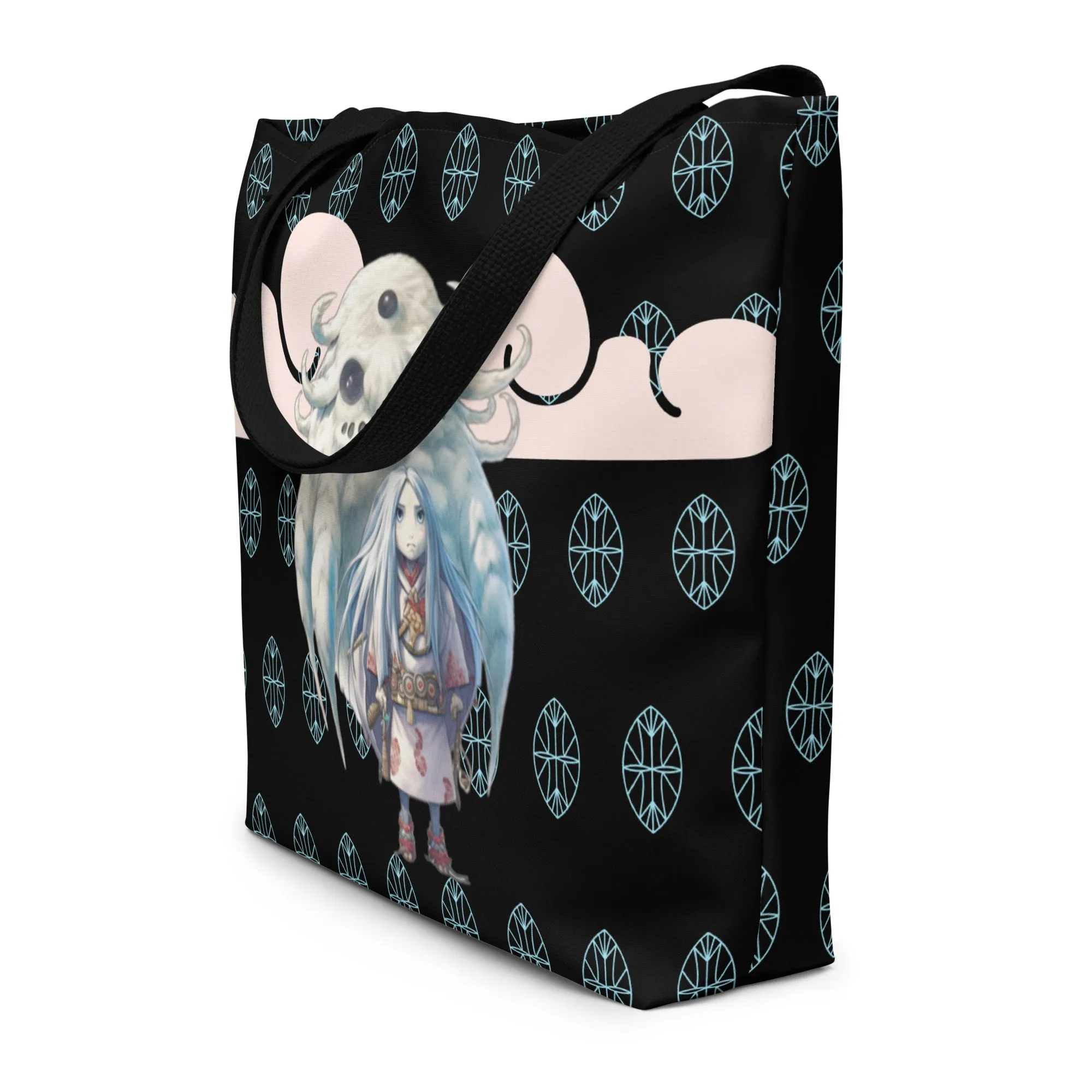 Born To Be Free - Large Tote Bag