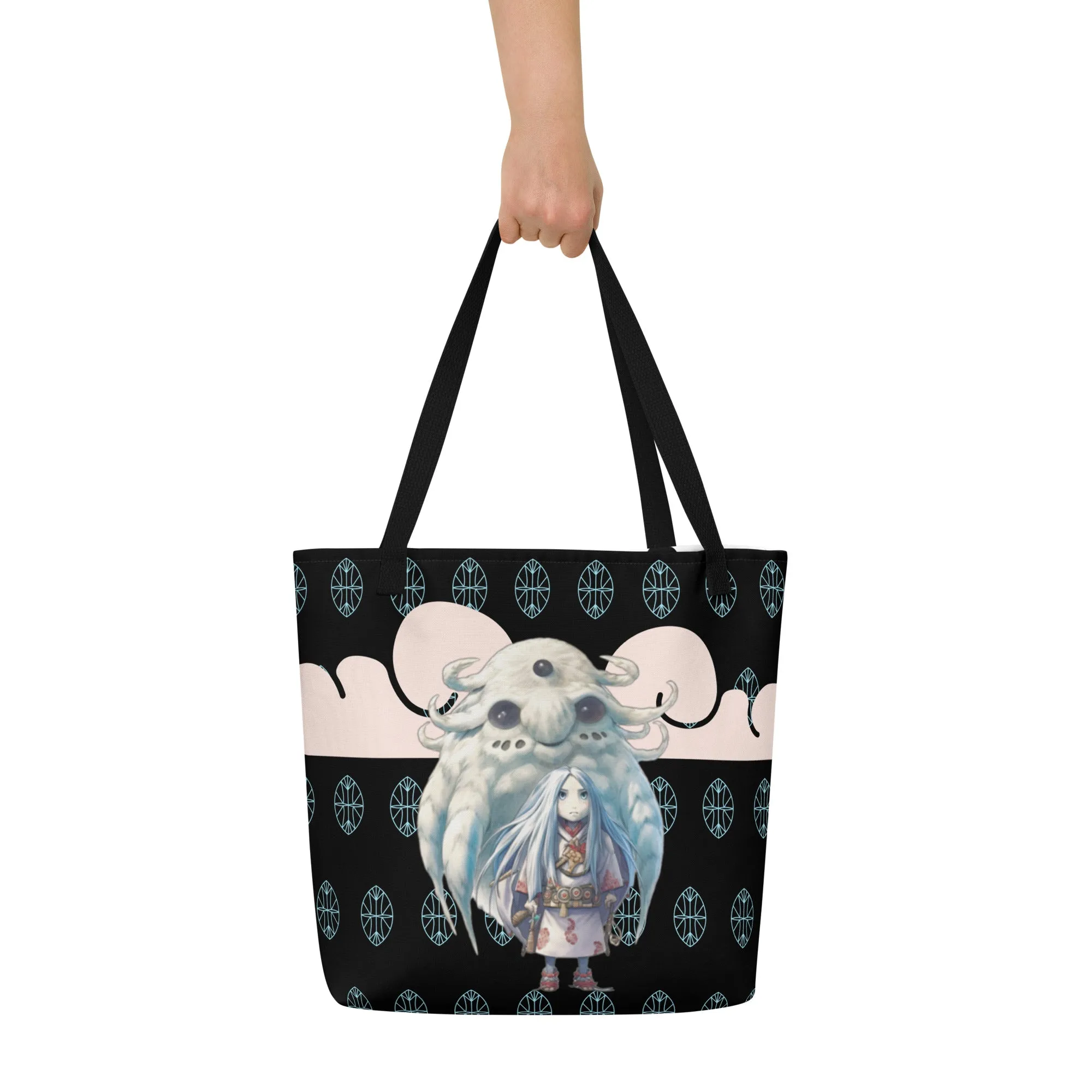 Born To Be Free - Large Tote Bag