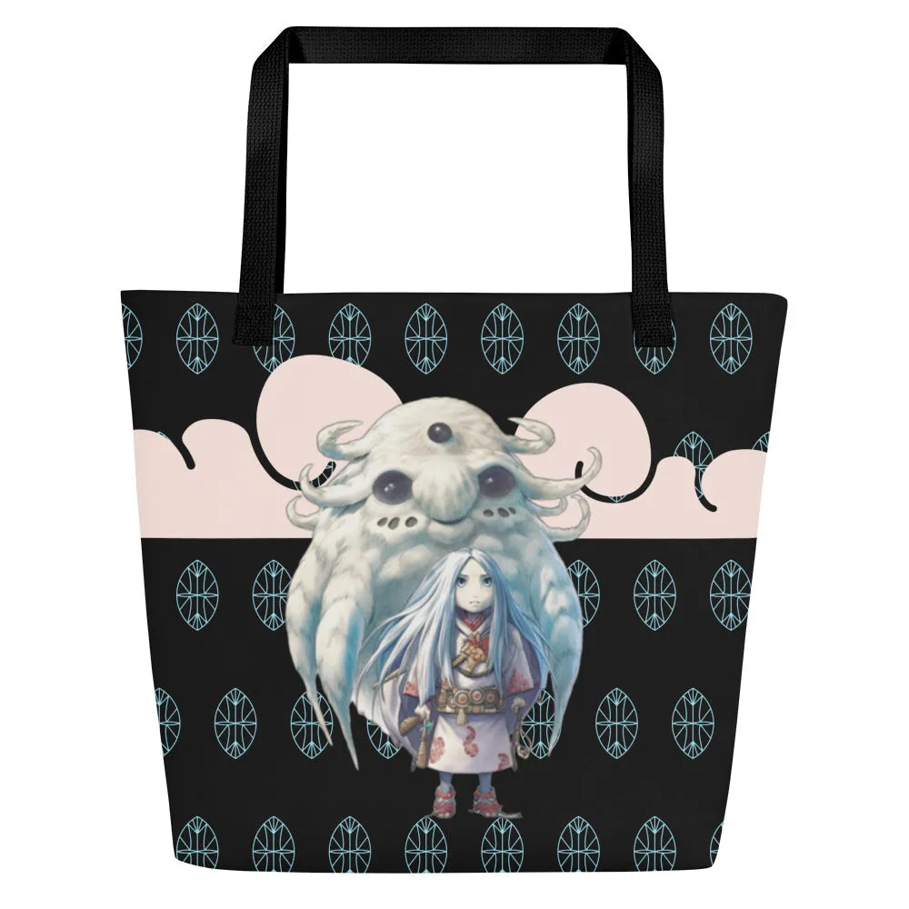 Born To Be Free - Large Tote Bag