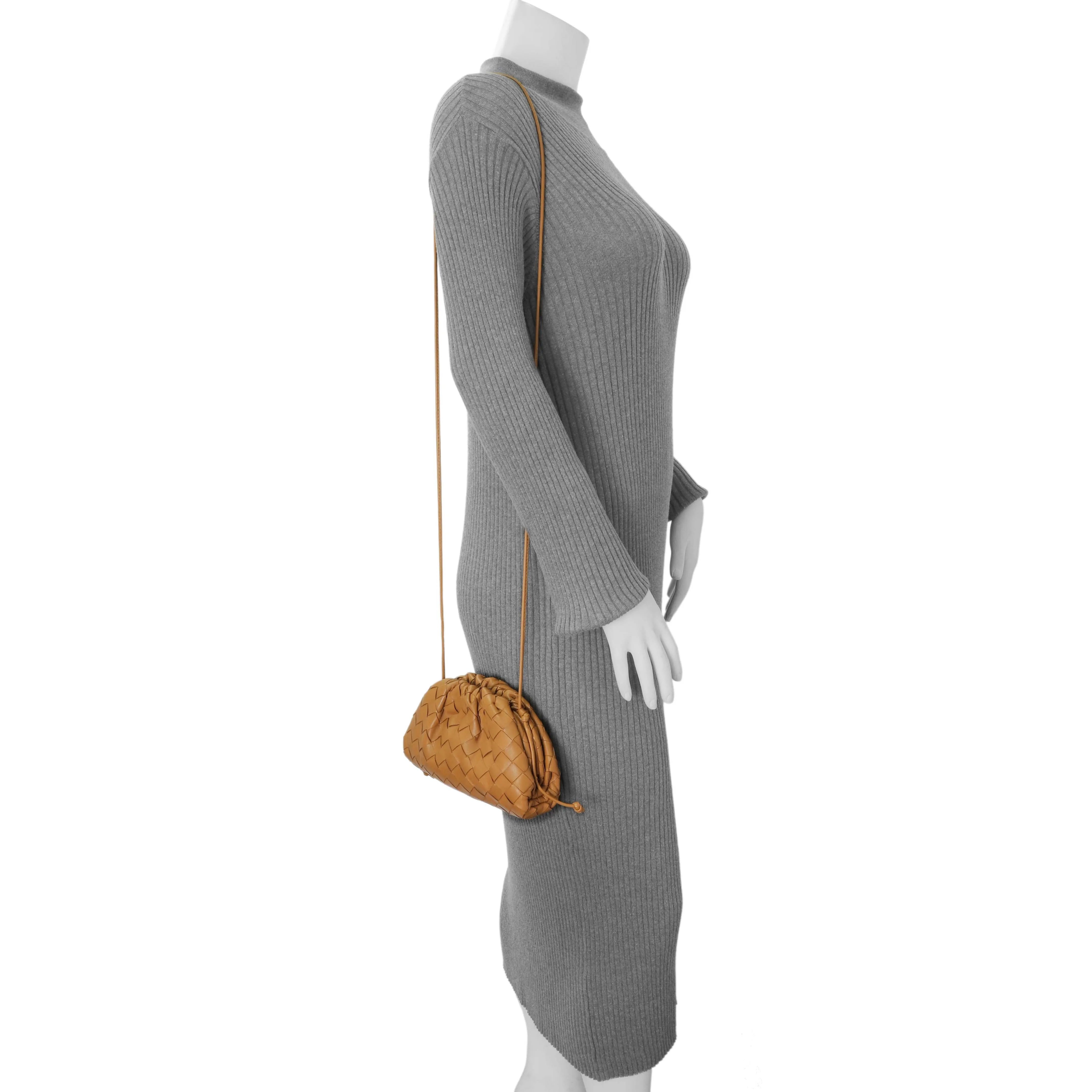 Bottega Veneta Carmel Nappa Intrecciato The Mini Pouch