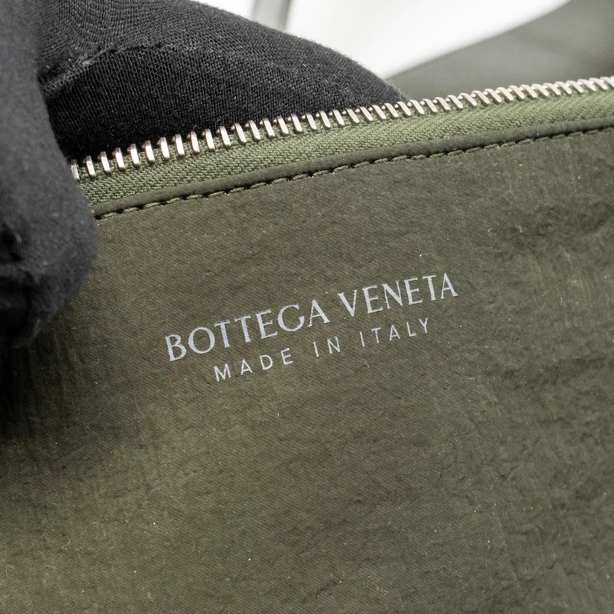 Bottega Veneta Cassette Crossbody Bag Lambskin Dark Green Ruthenium SHW