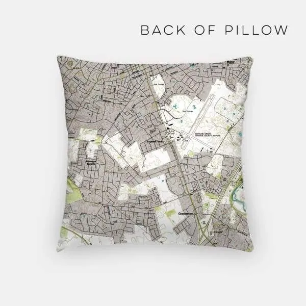 Bowling Green, Kentucky city skyline with vintage Bowling Green map