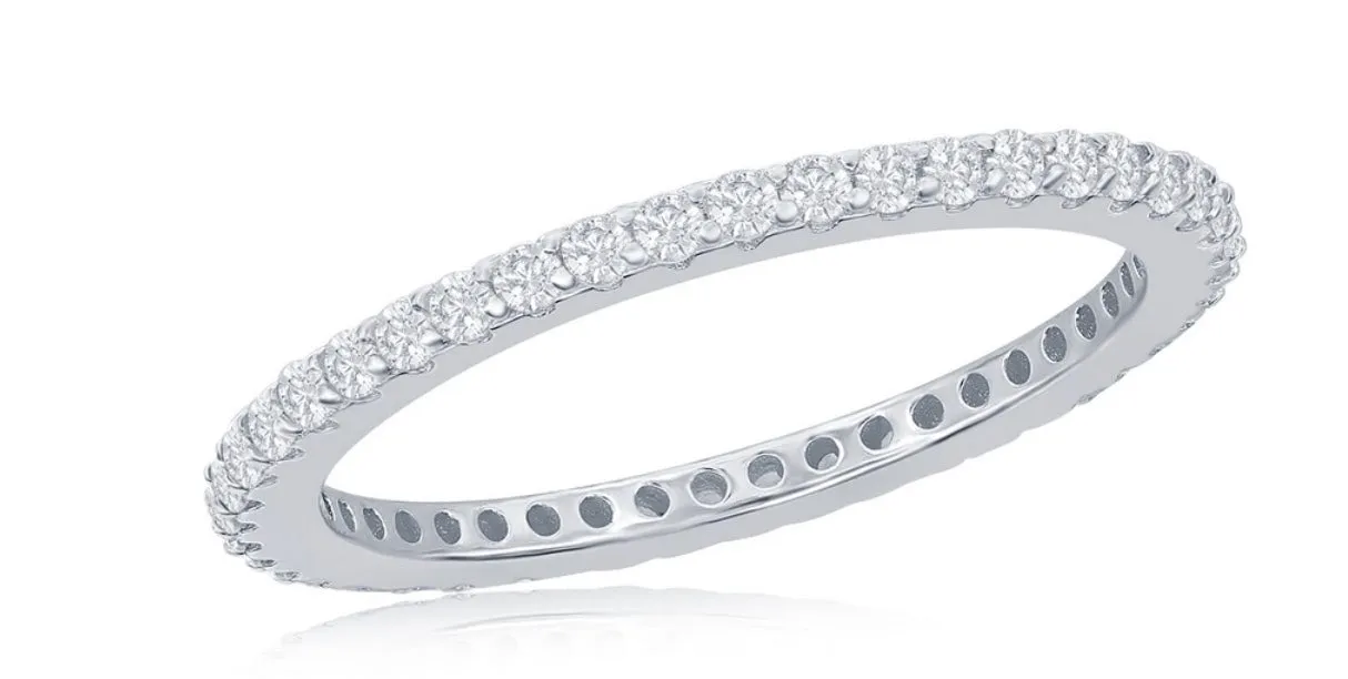 Brynne CZ Eternity Band