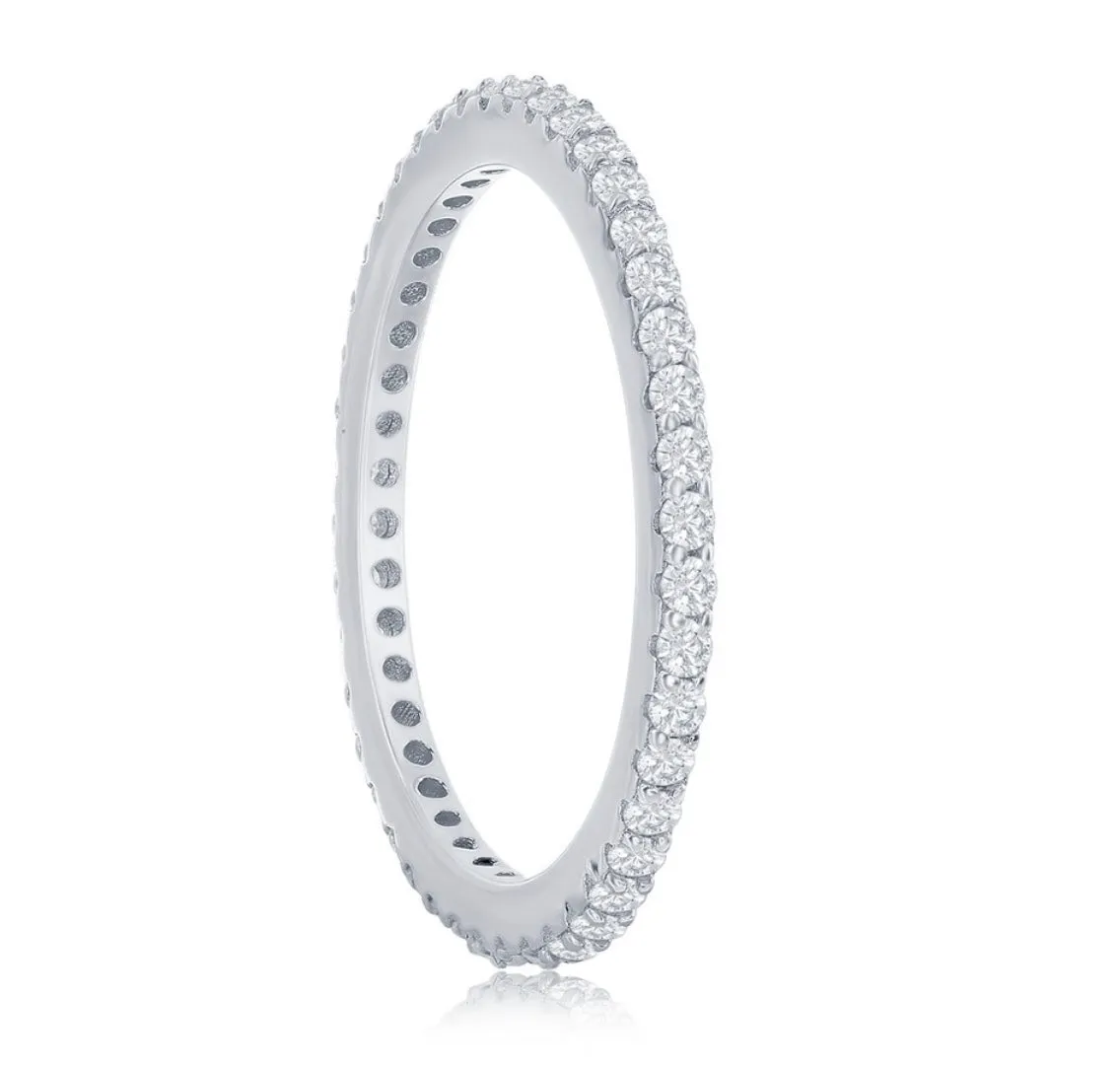 Brynne CZ Eternity Band