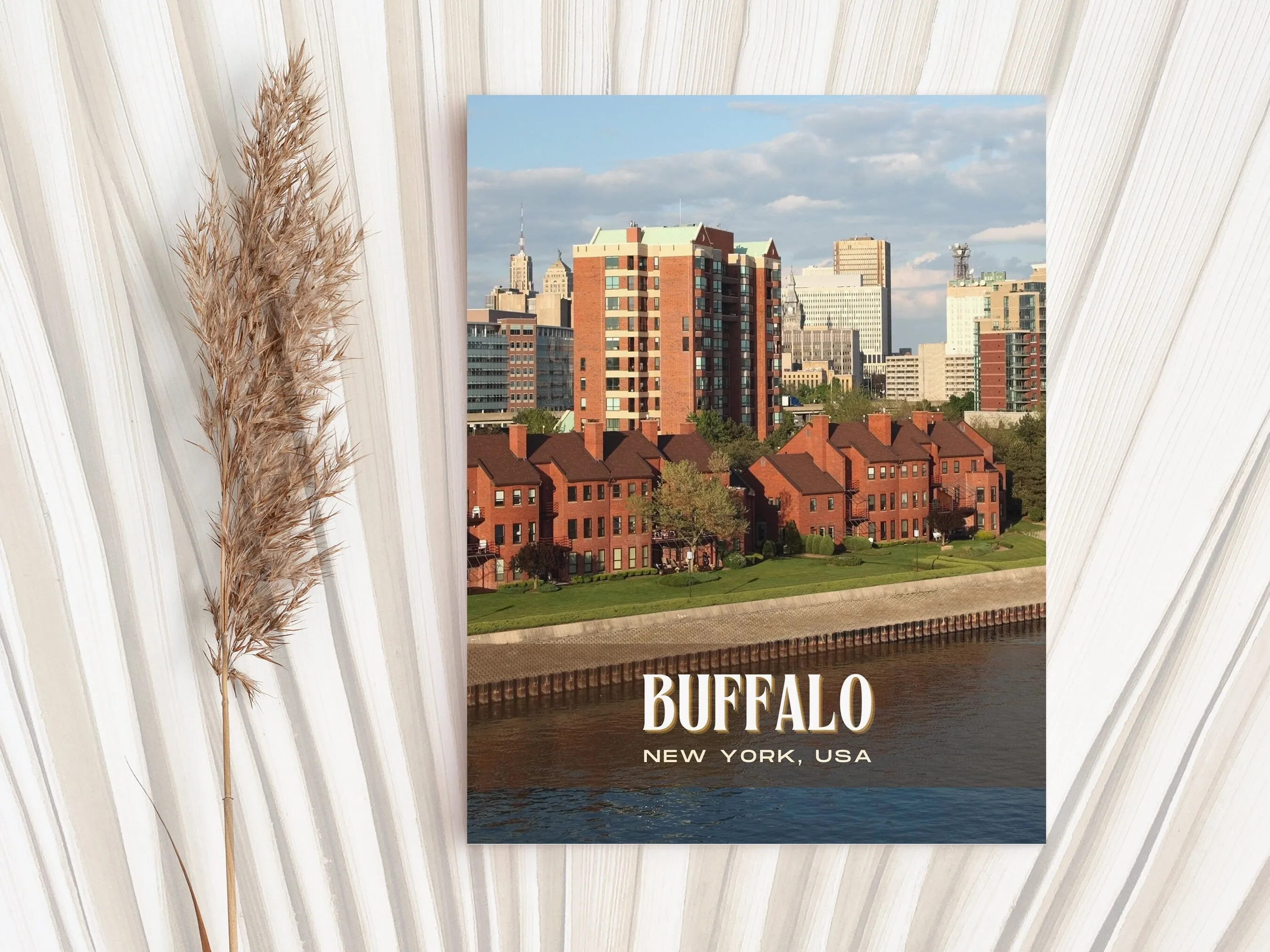 Buffalo Retro Wall Art, New York, USA