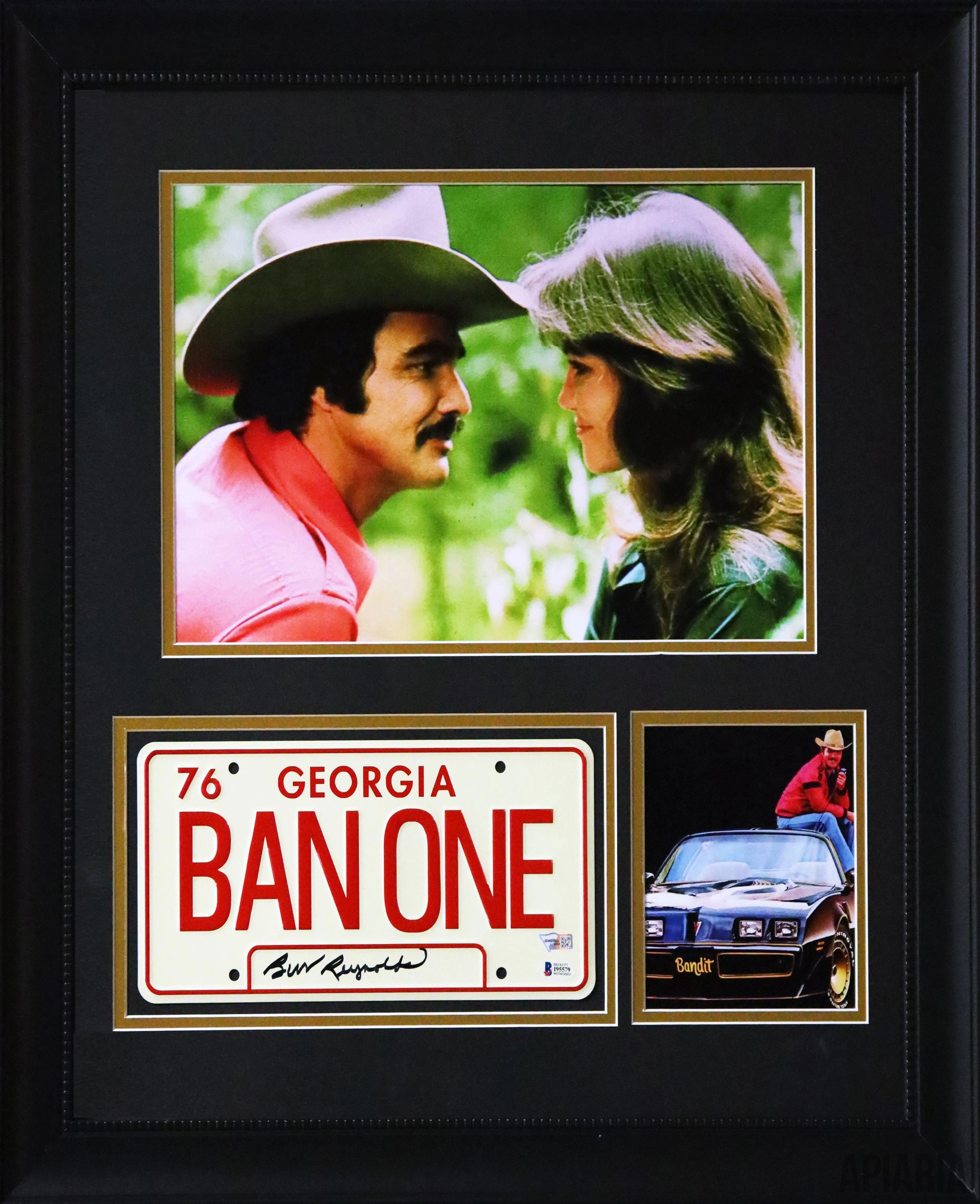 Burt Reynolds "Smokey & the Bandit" autographed photo collage