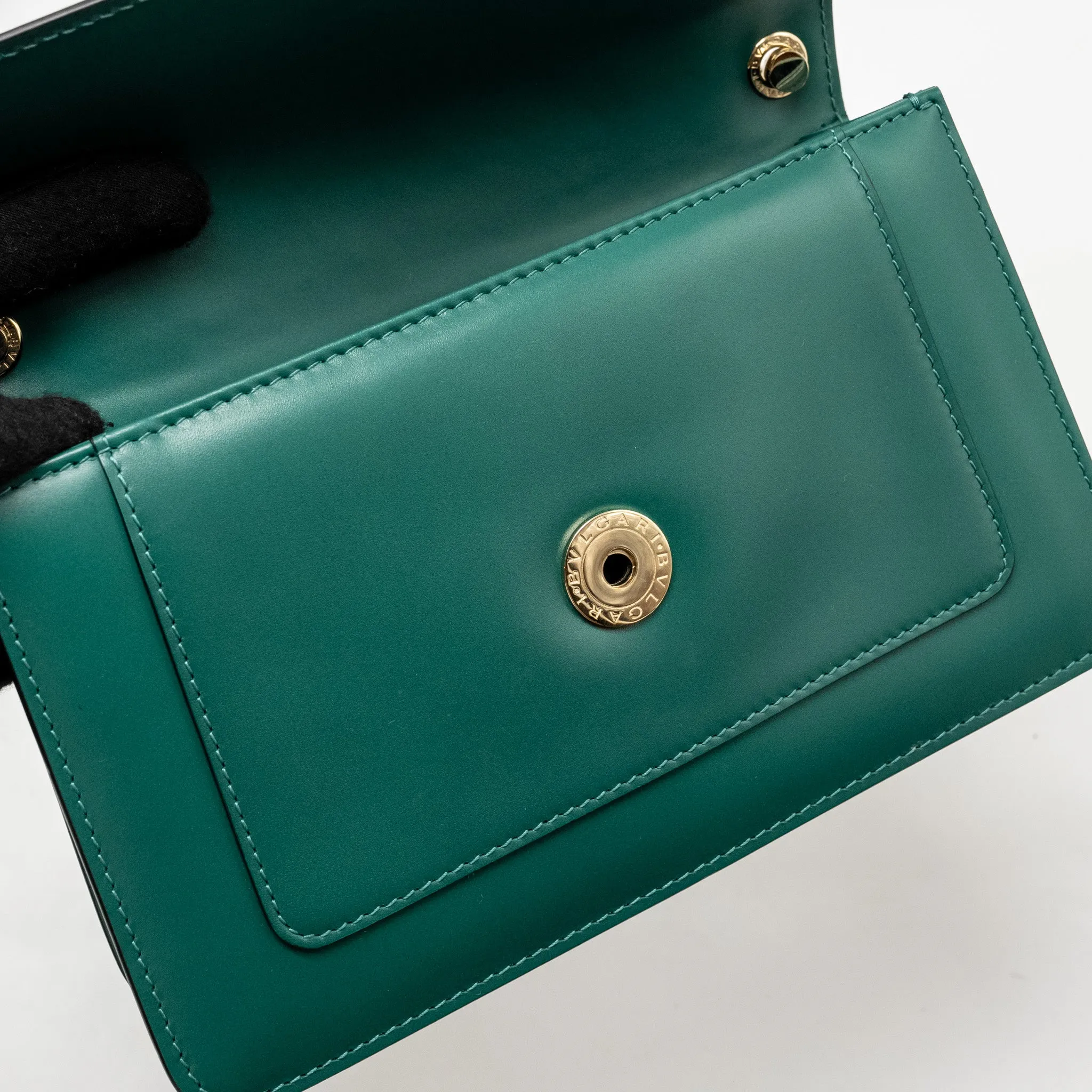 Bvlgari Serpenti Forever Bag Calfskin Green LGHW