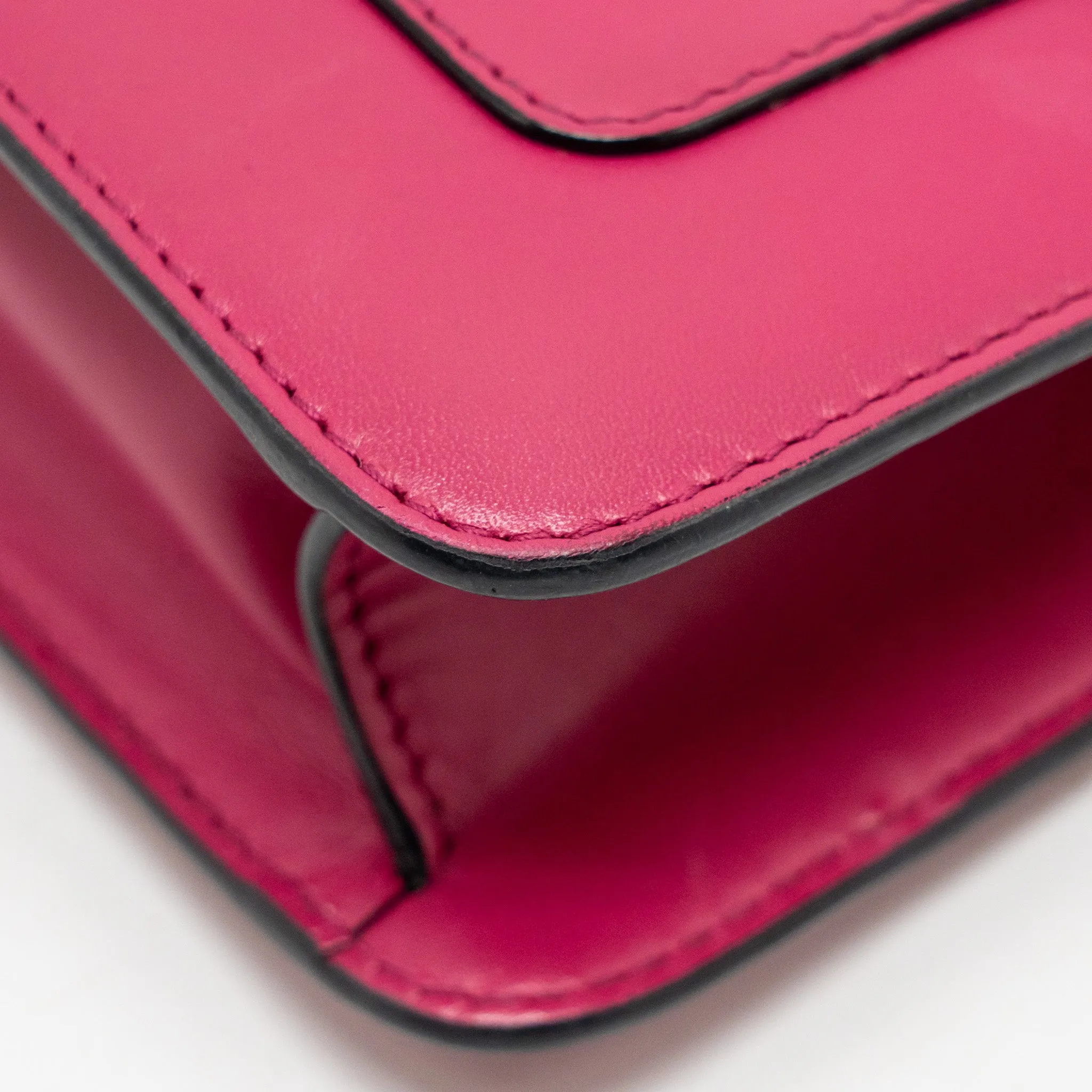 Bvlgari Serpenti Forever Crossbody Bag Calfskin Hot Pink LGHW