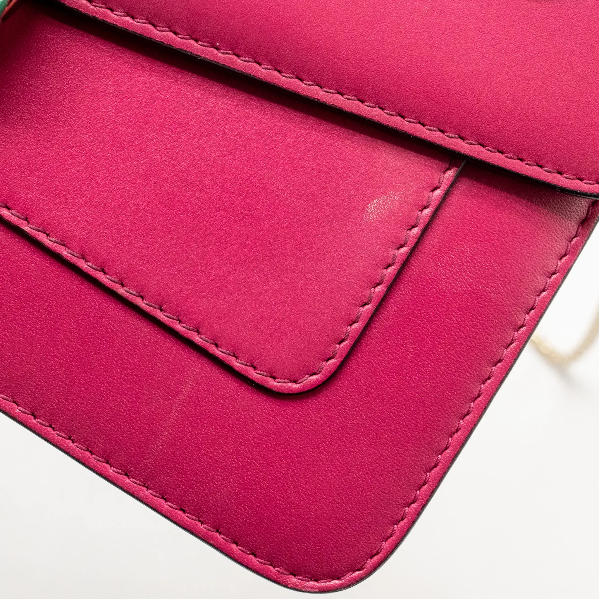 Bvlgari Serpenti Forever Crossbody Bag Calfskin Hot Pink LGHW