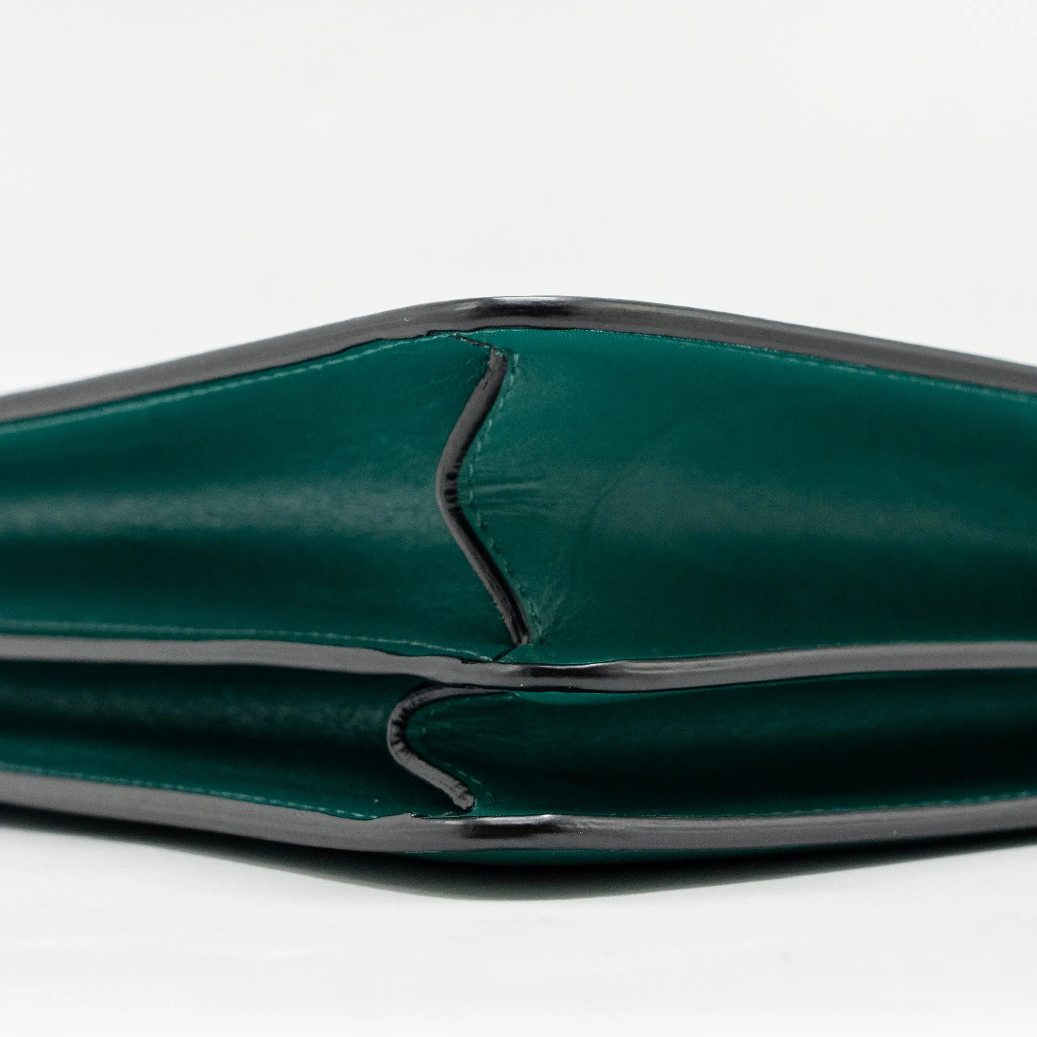 BVLGARI Serpenti Forever Shoulder Bag Calfskin Green LGHW
