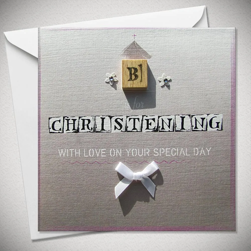 C is for Christening - With Love on Your Special Day
