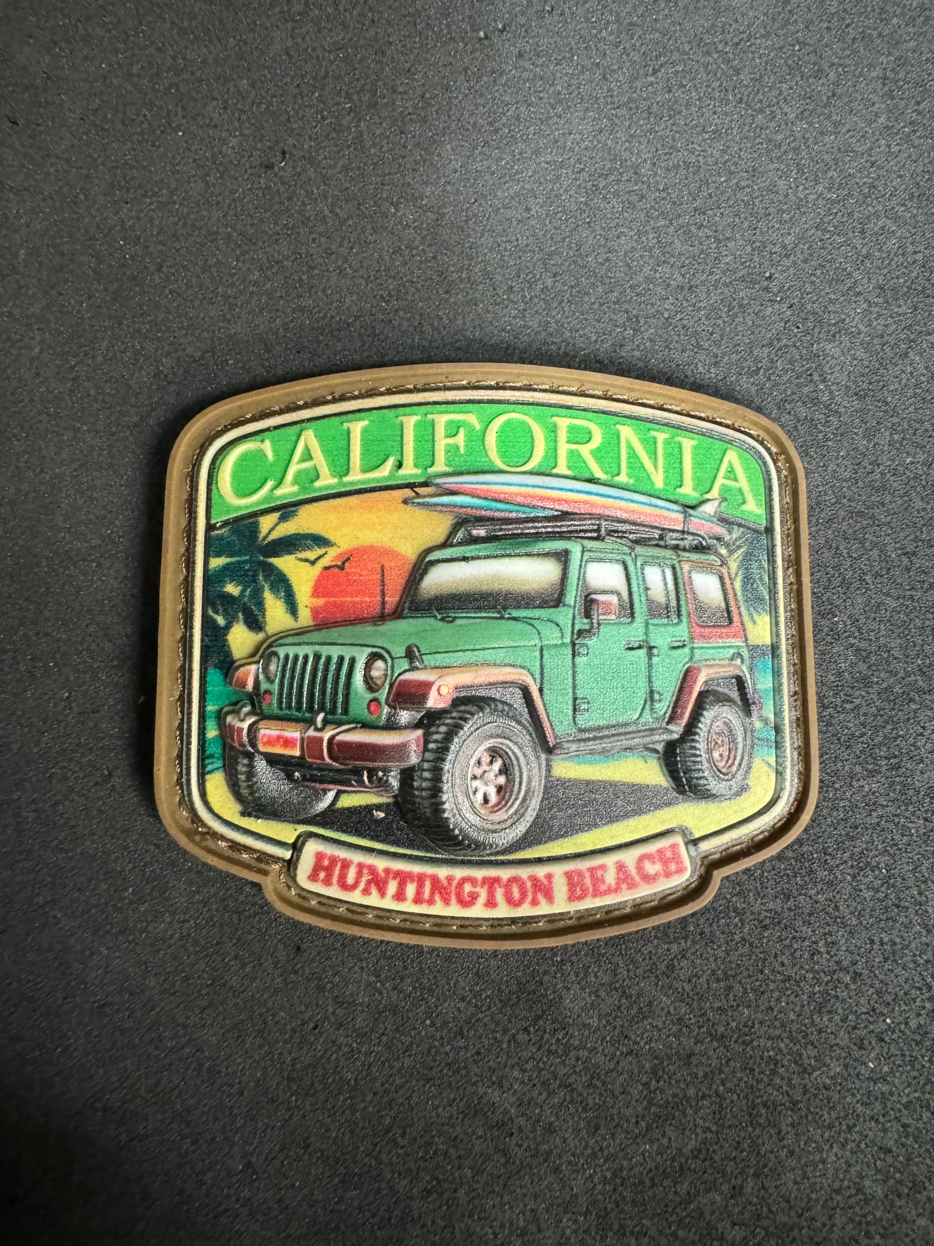 California Jeep PVC Morale Patch