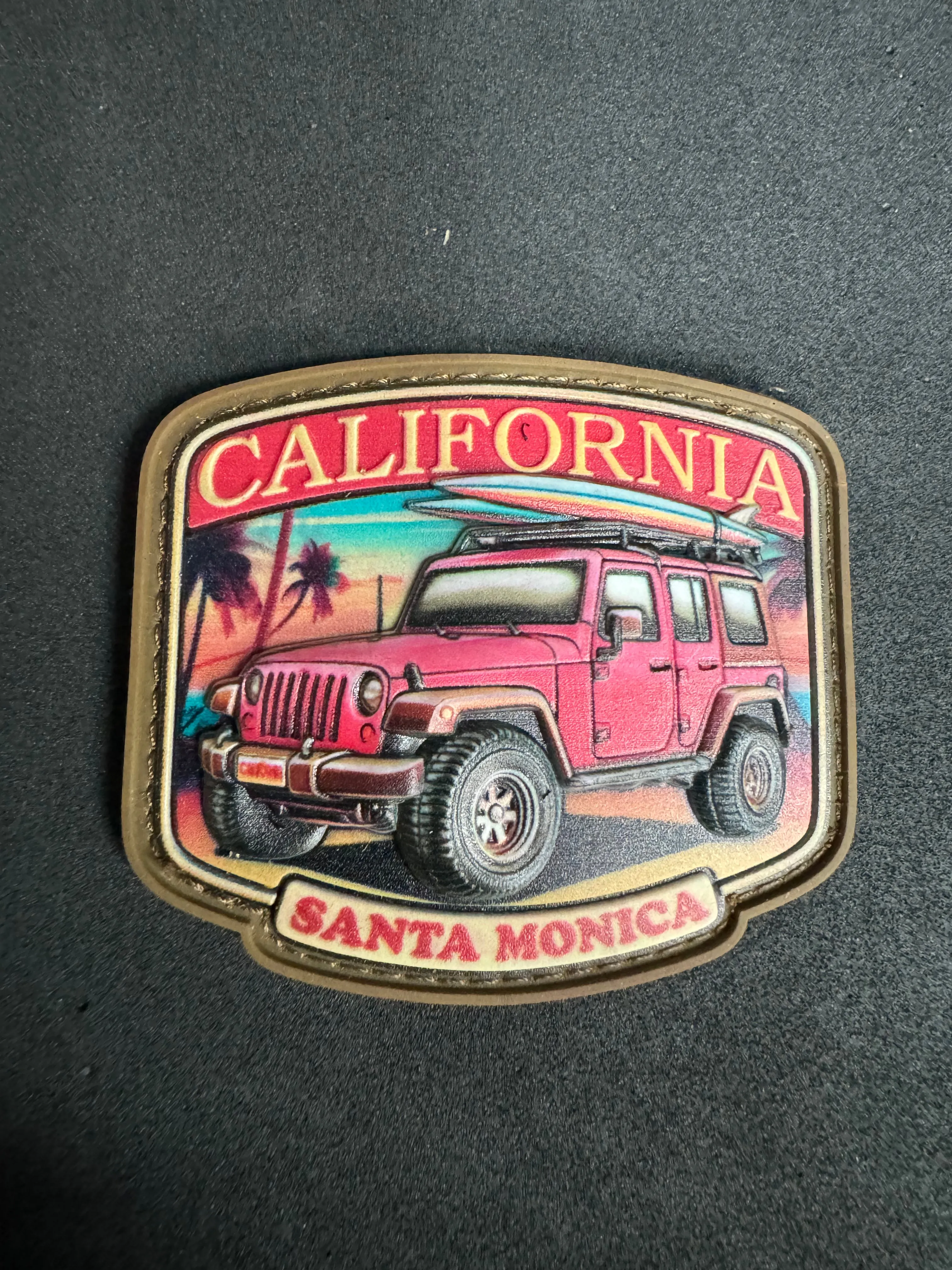 California Jeep PVC Morale Patch