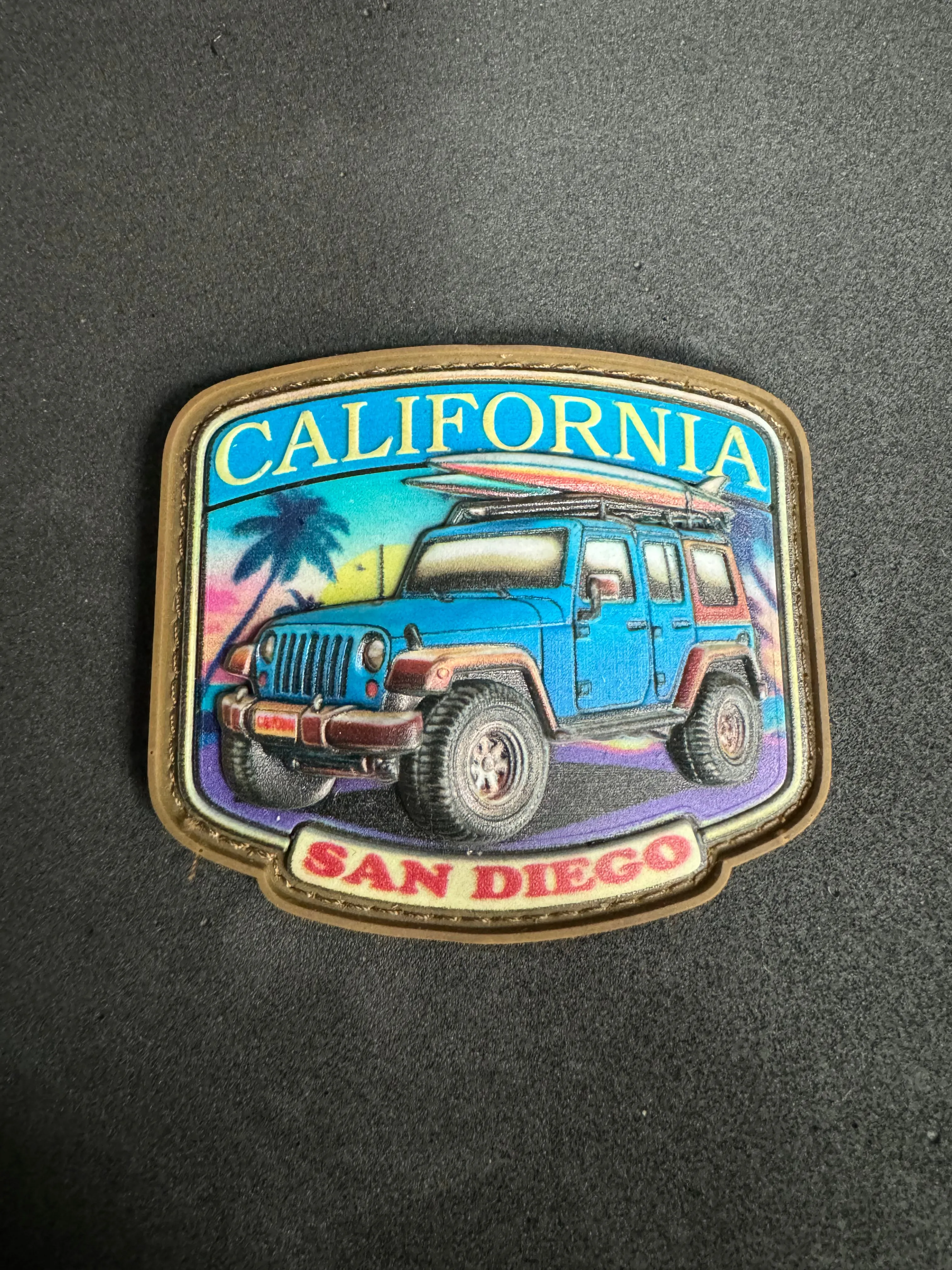 California Jeep PVC Morale Patch