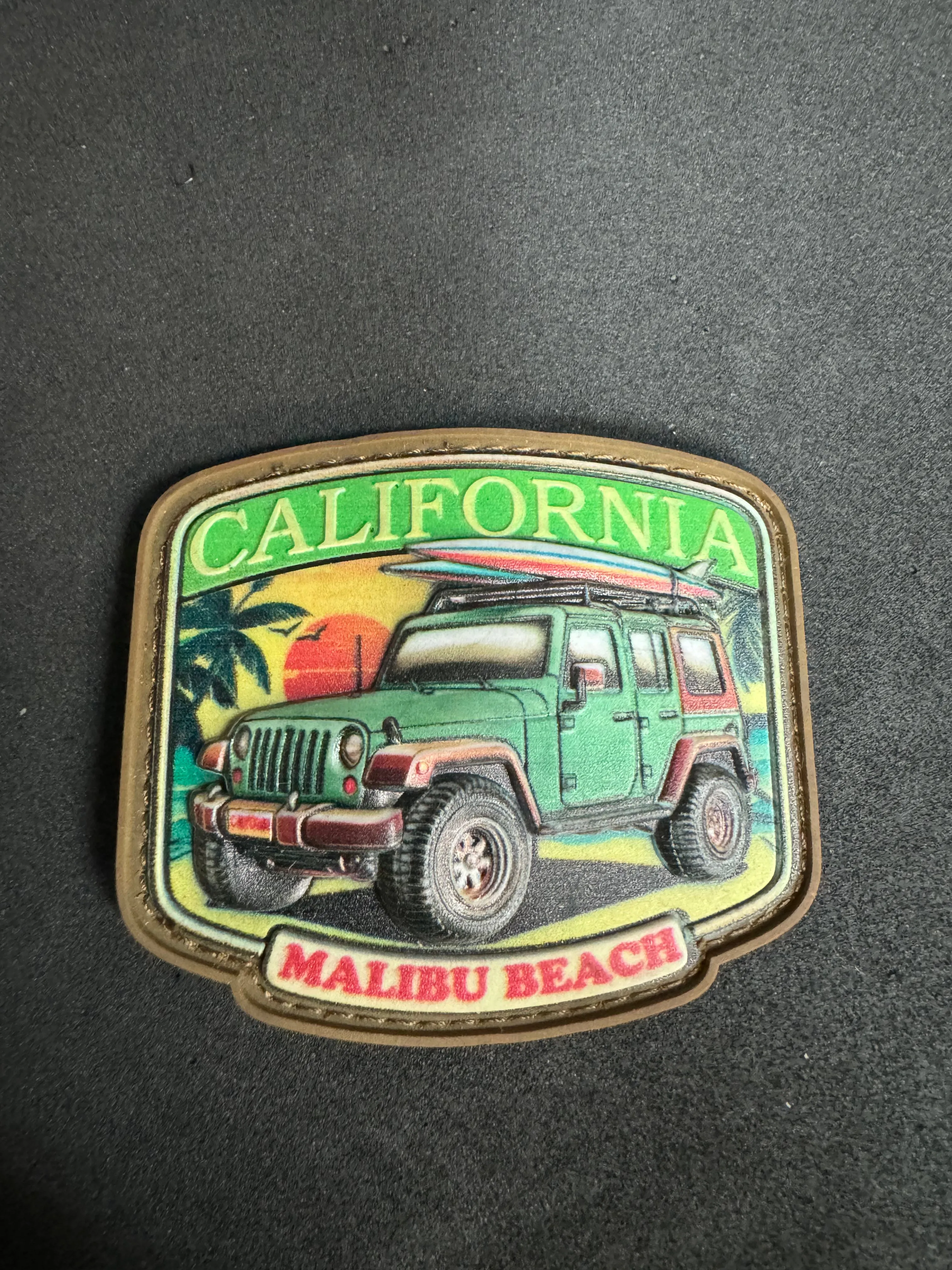 California Jeep PVC Morale Patch