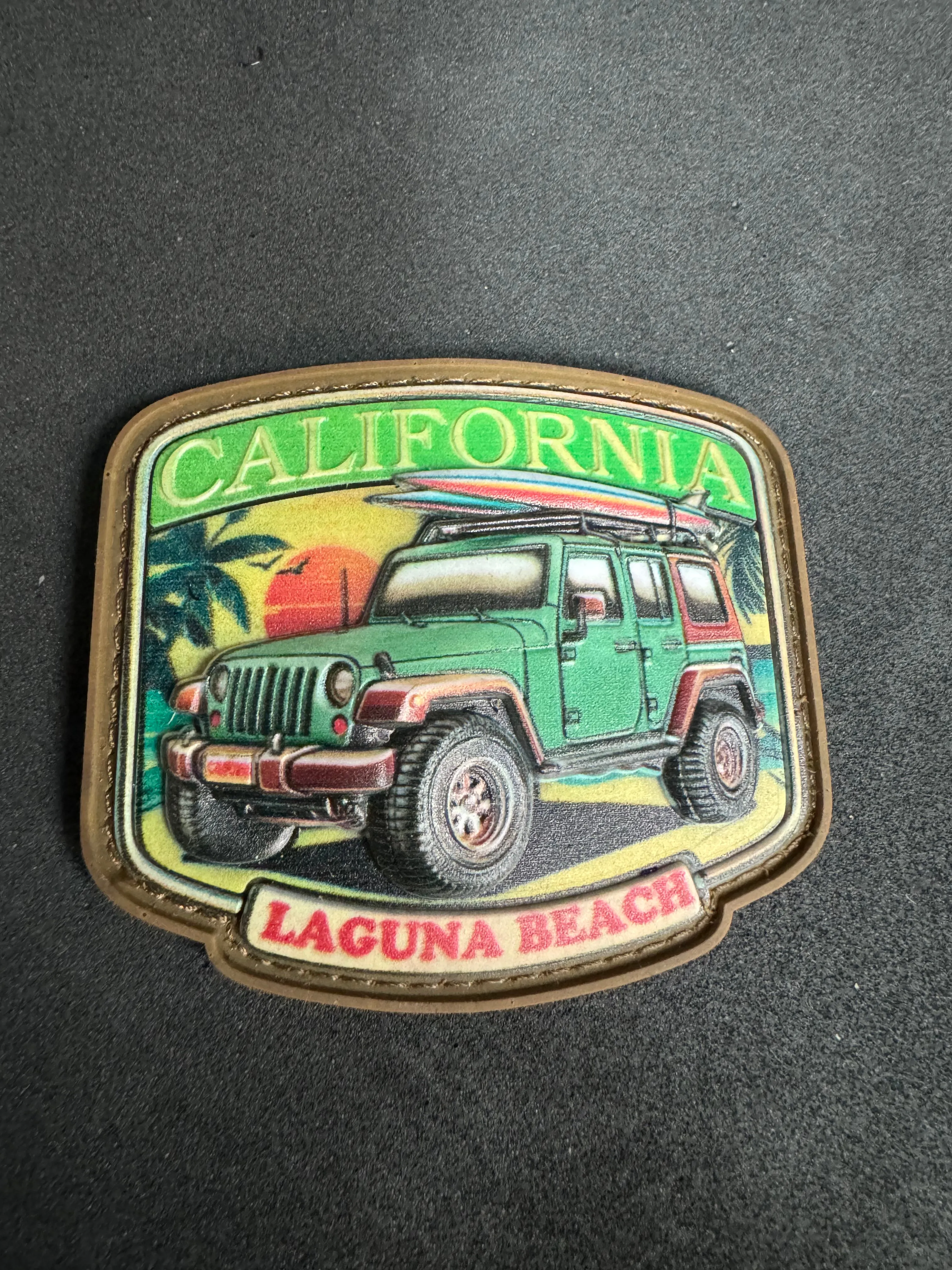California Jeep PVC Morale Patch