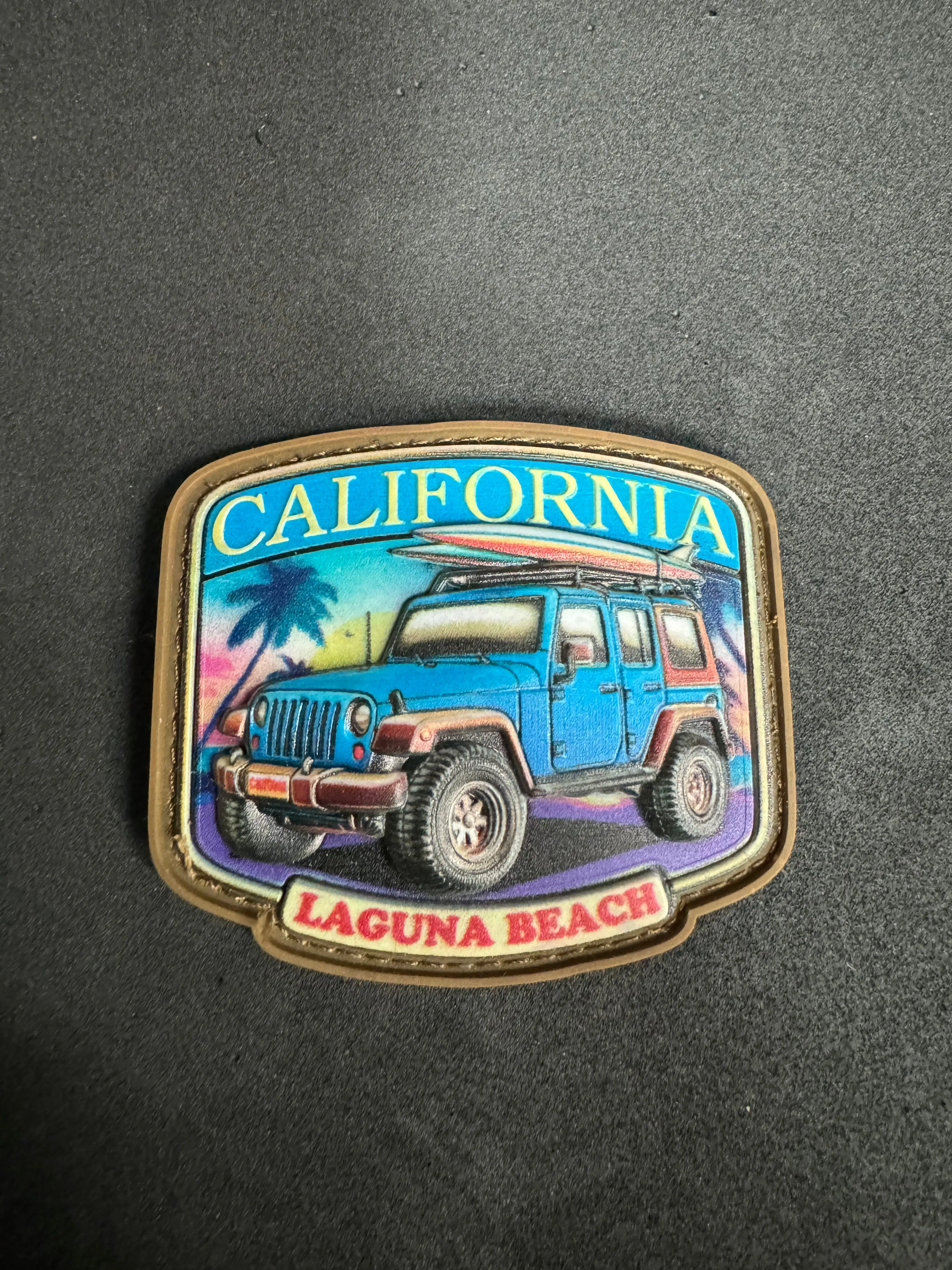 California Jeep PVC Morale Patch