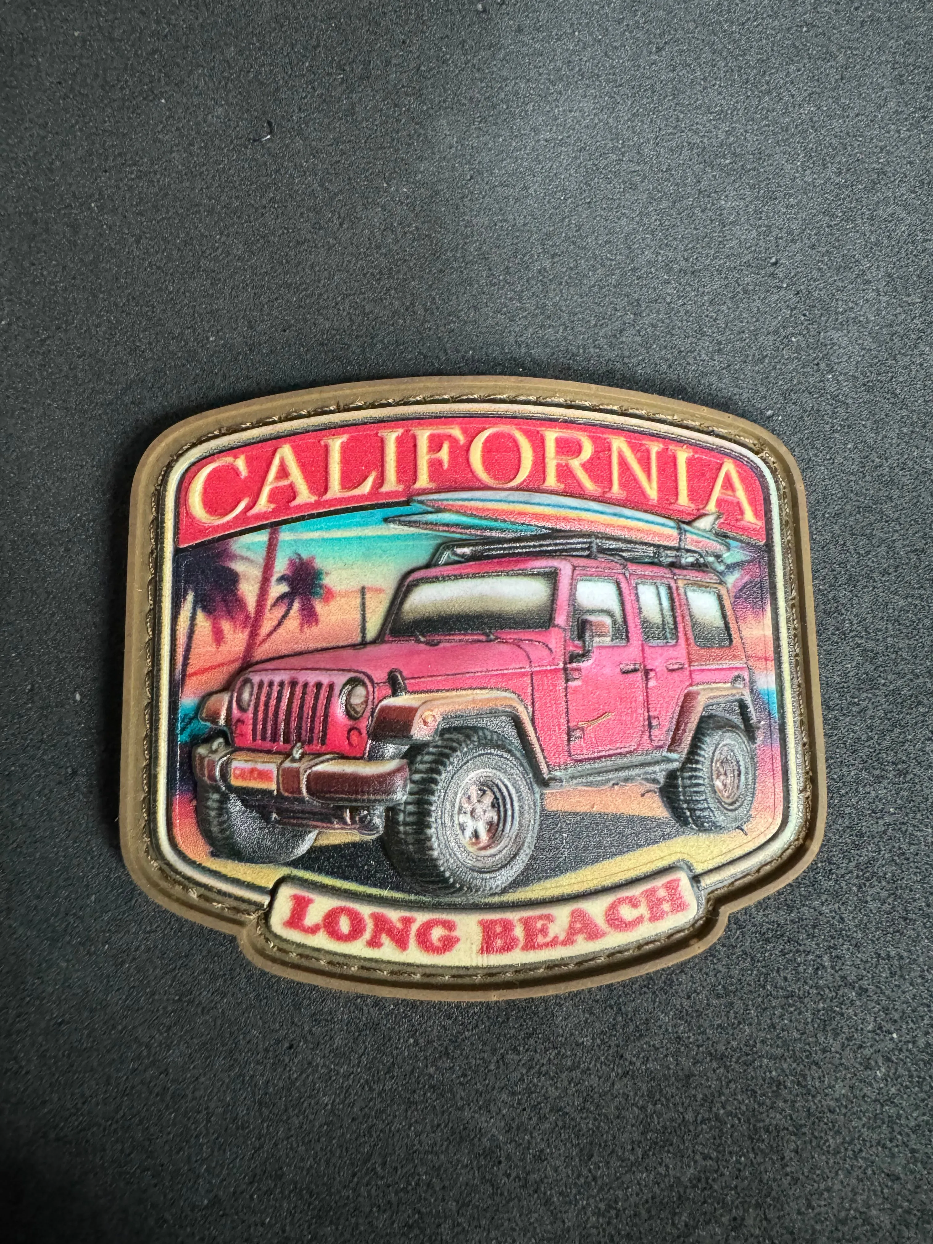 California Jeep PVC Morale Patch
