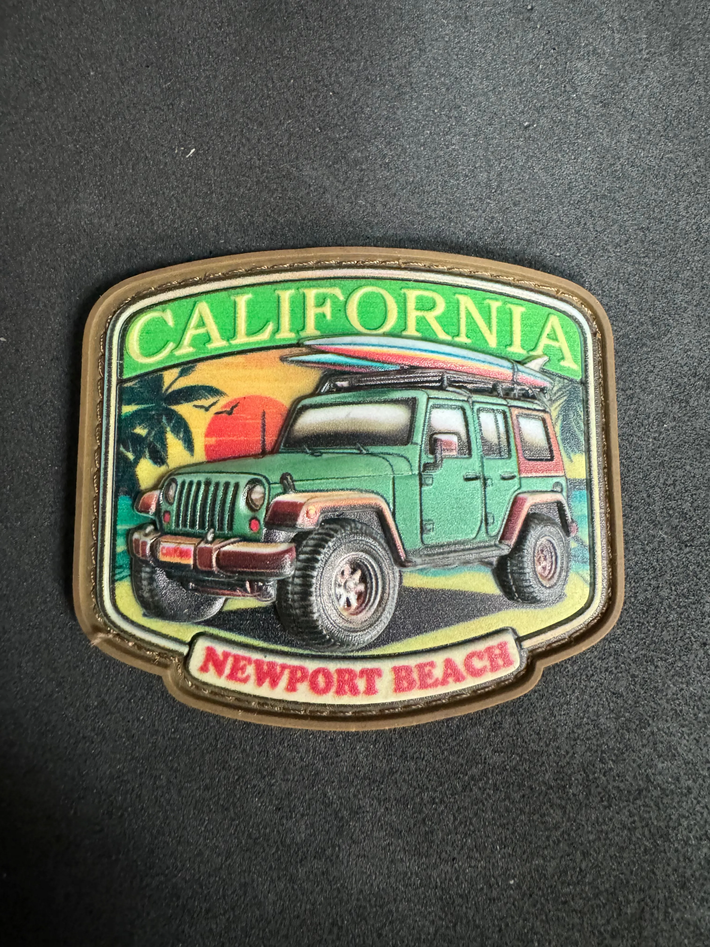 California Jeep PVC Morale Patch