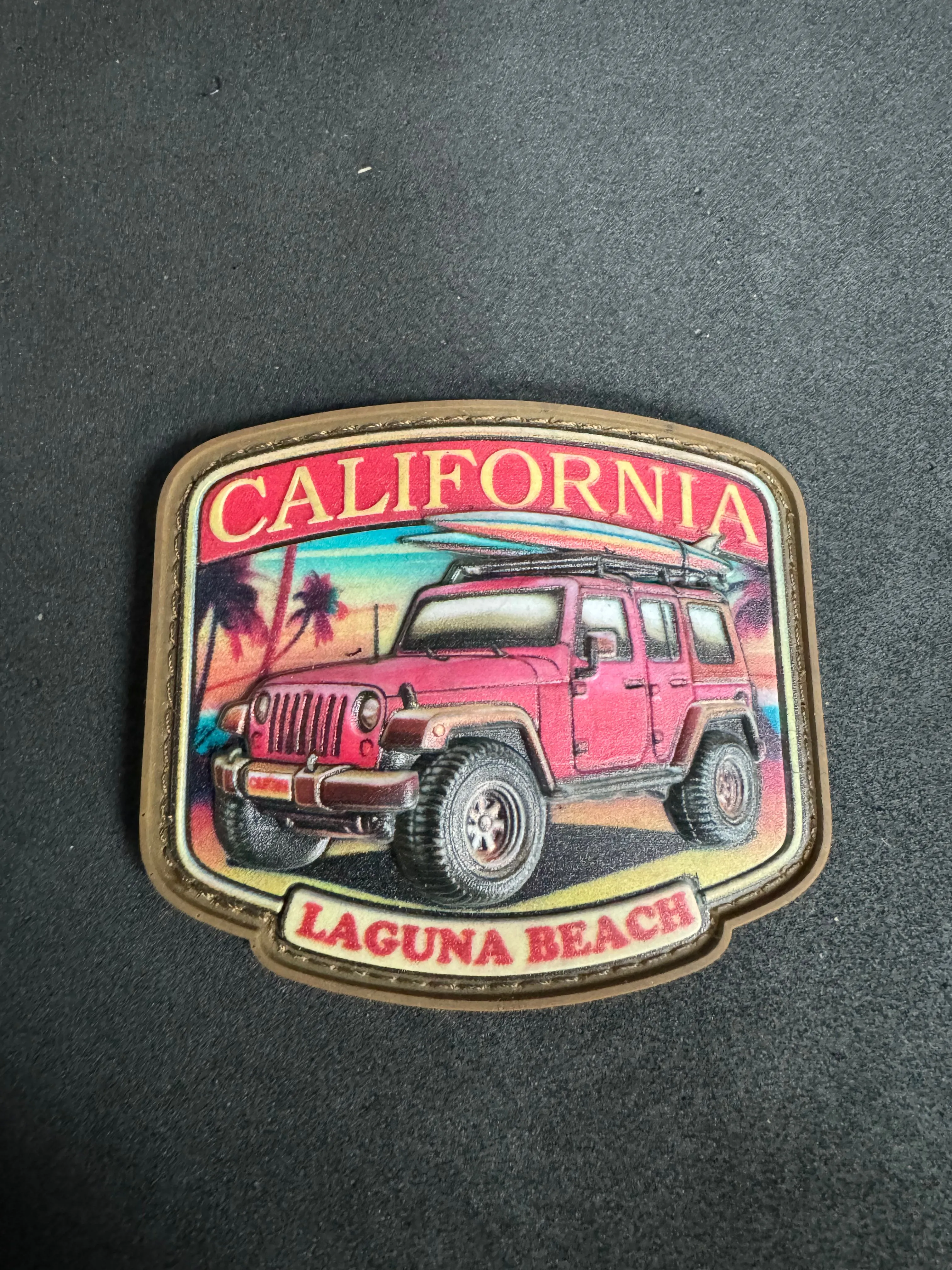 California Jeep PVC Morale Patch