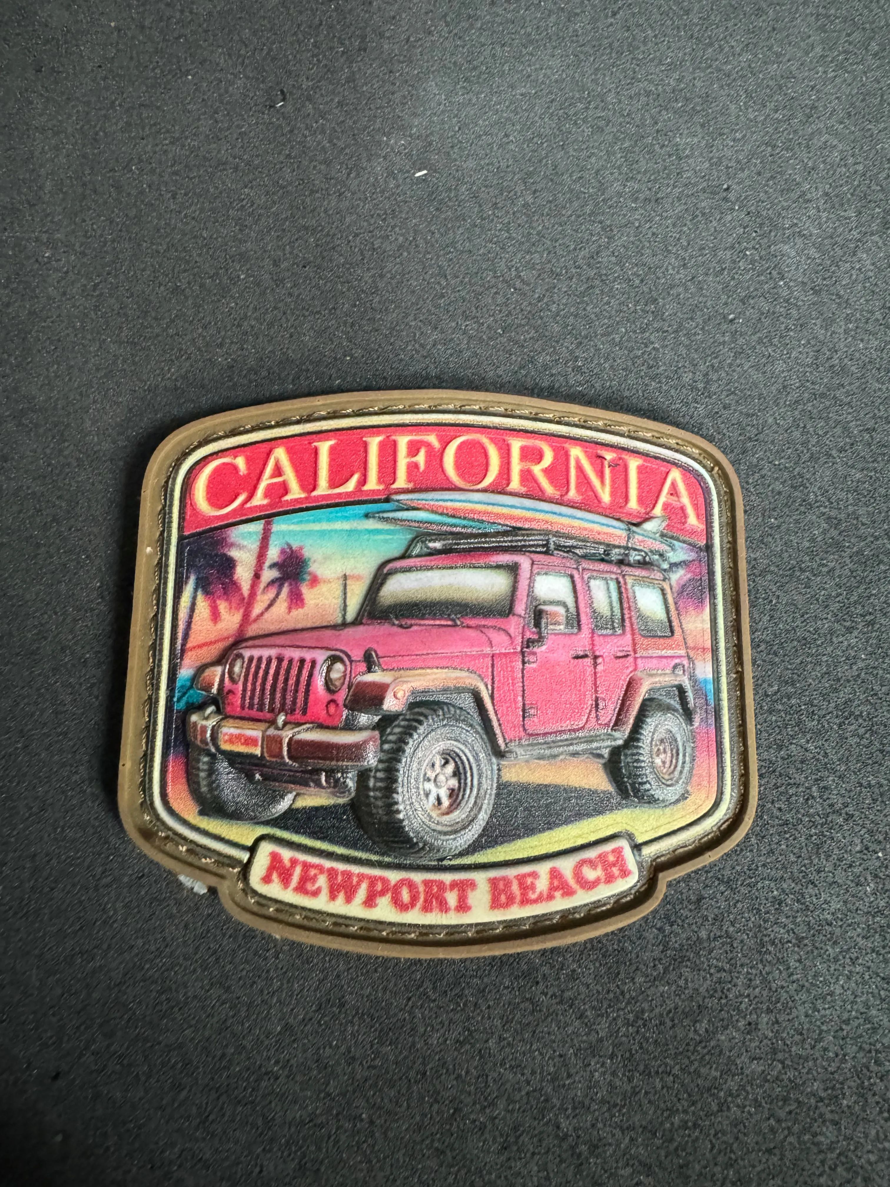 California Jeep PVC Morale Patch