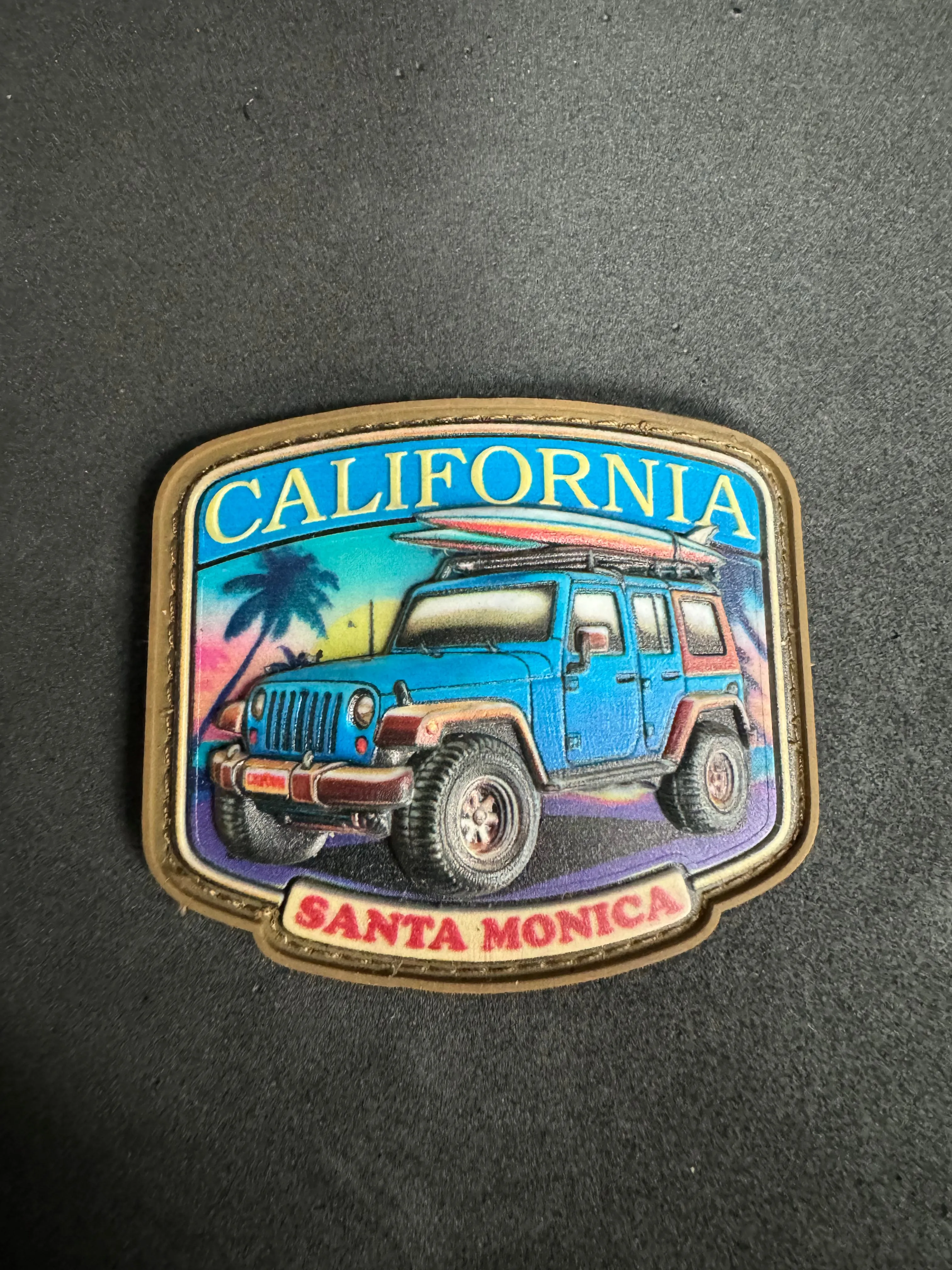 California Jeep PVC Morale Patch