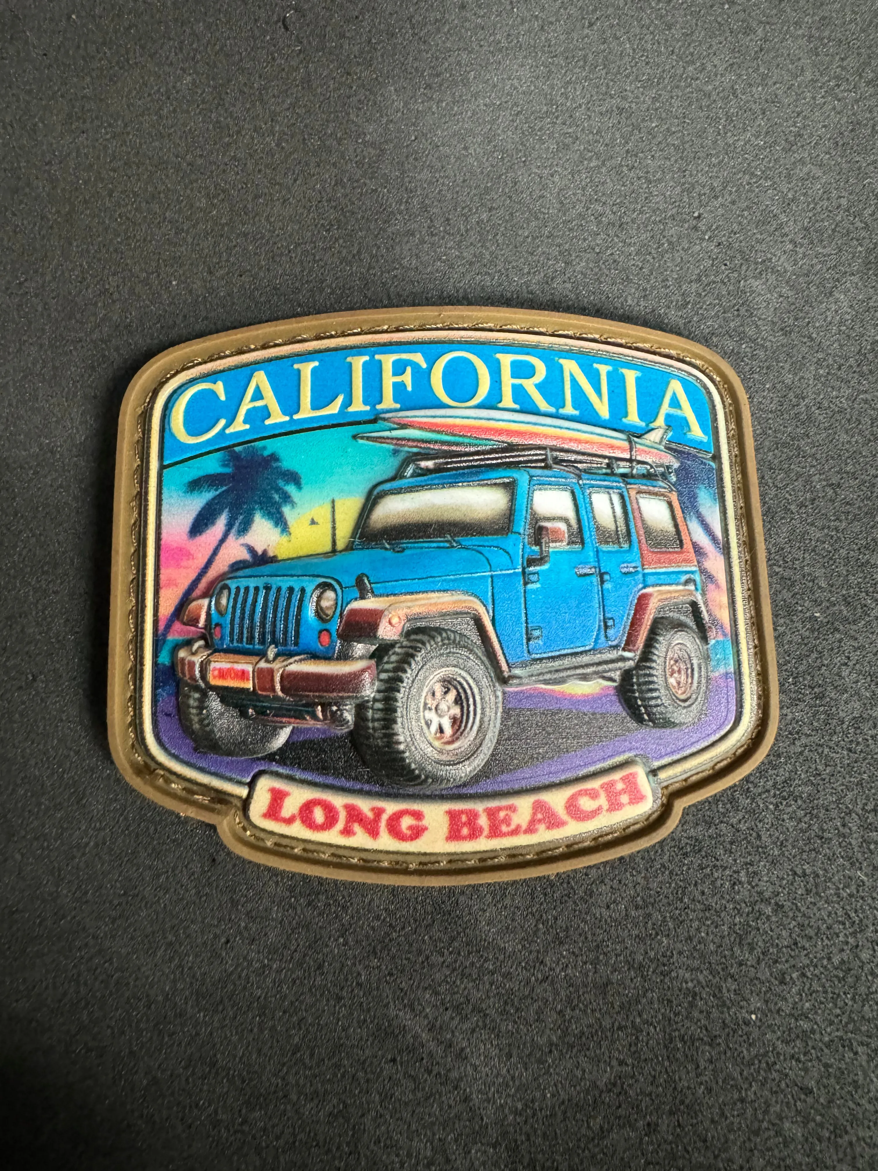 California Jeep PVC Morale Patch