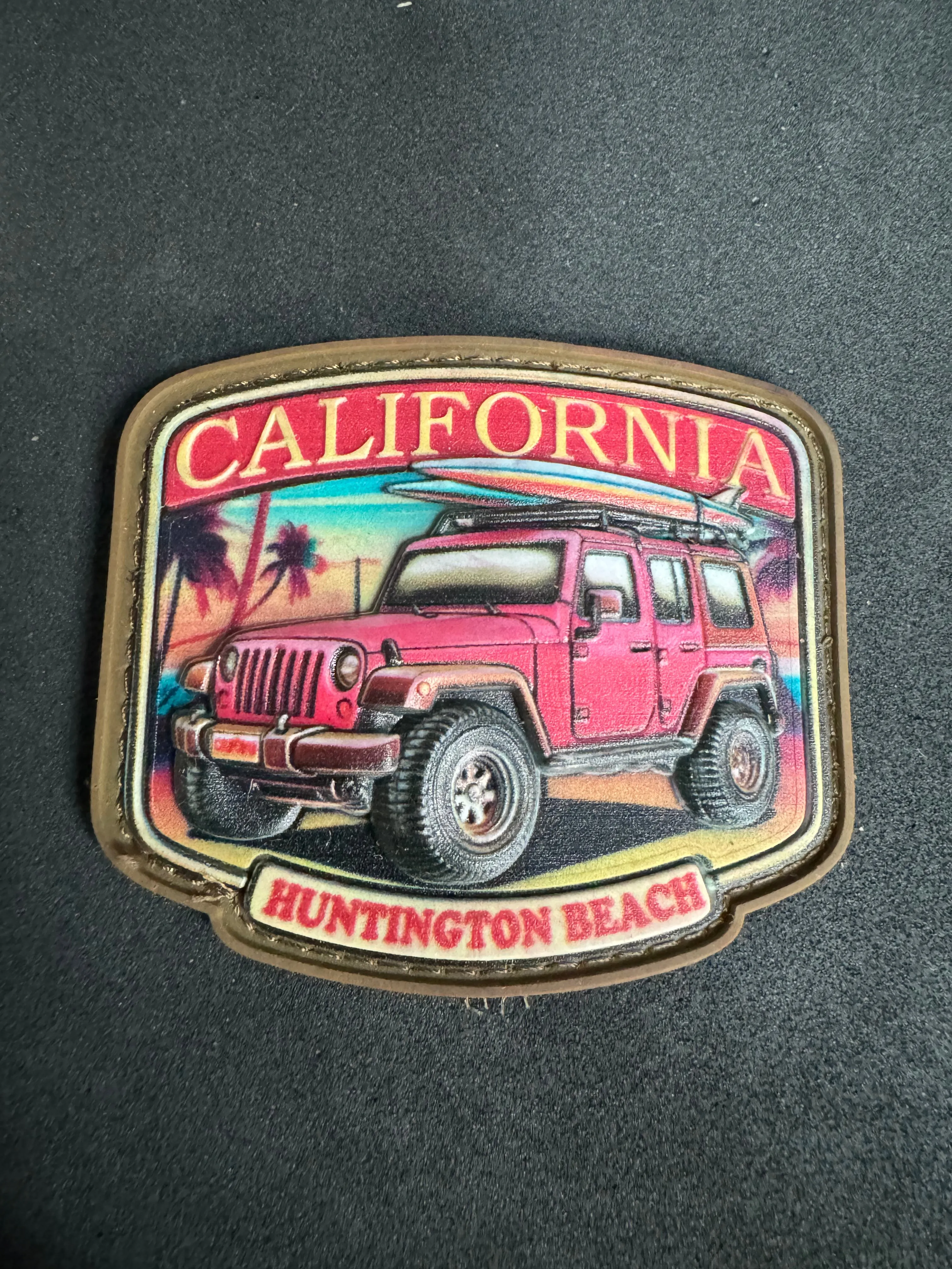 California Jeep PVC Morale Patch