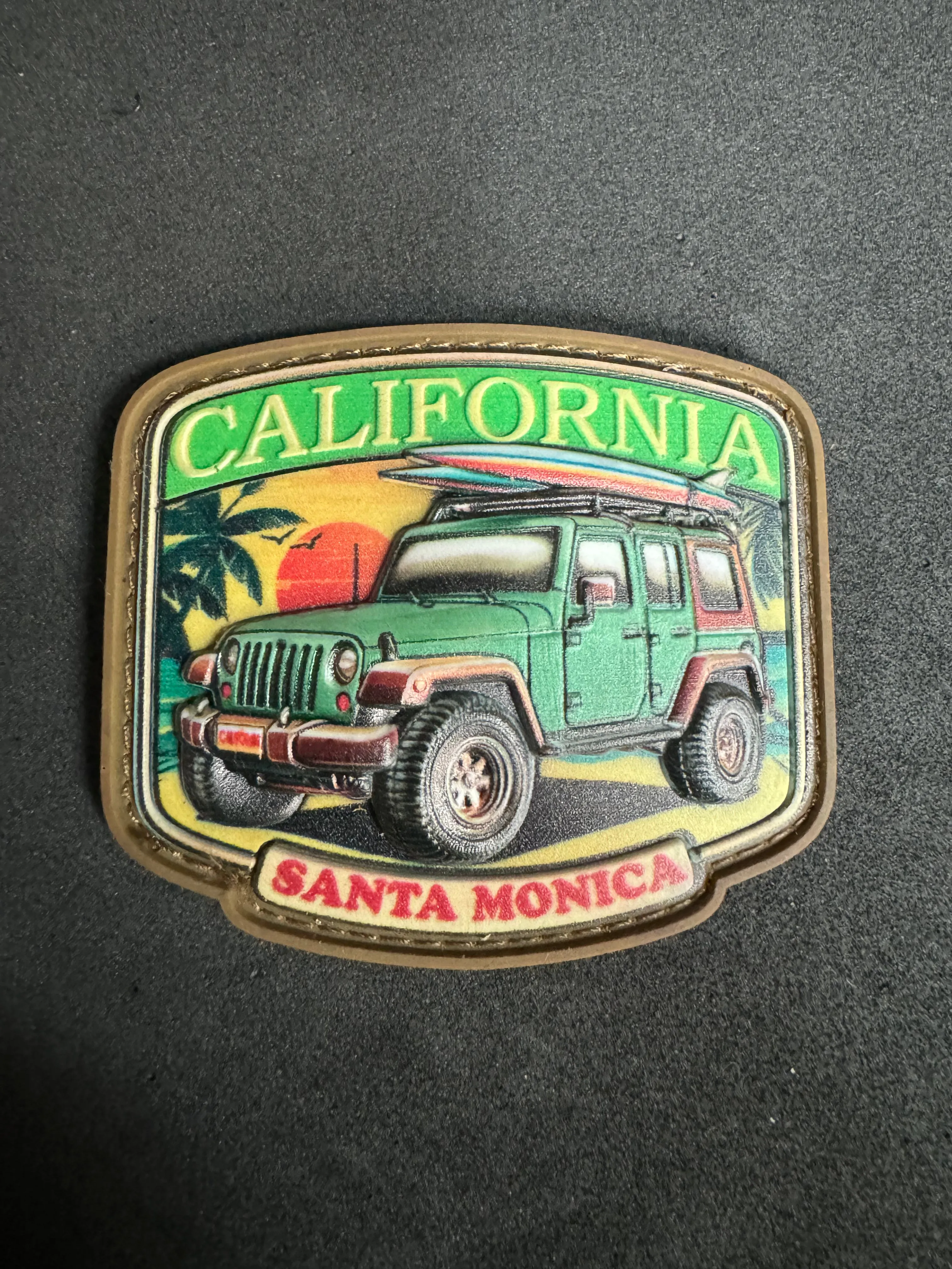 California Jeep PVC Morale Patch