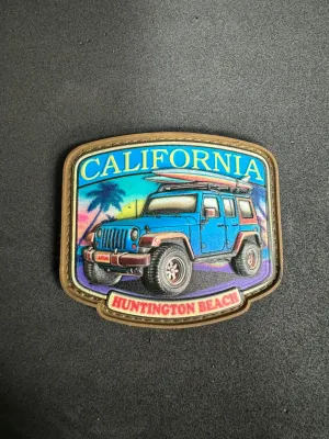 California Jeep PVC Morale Patch